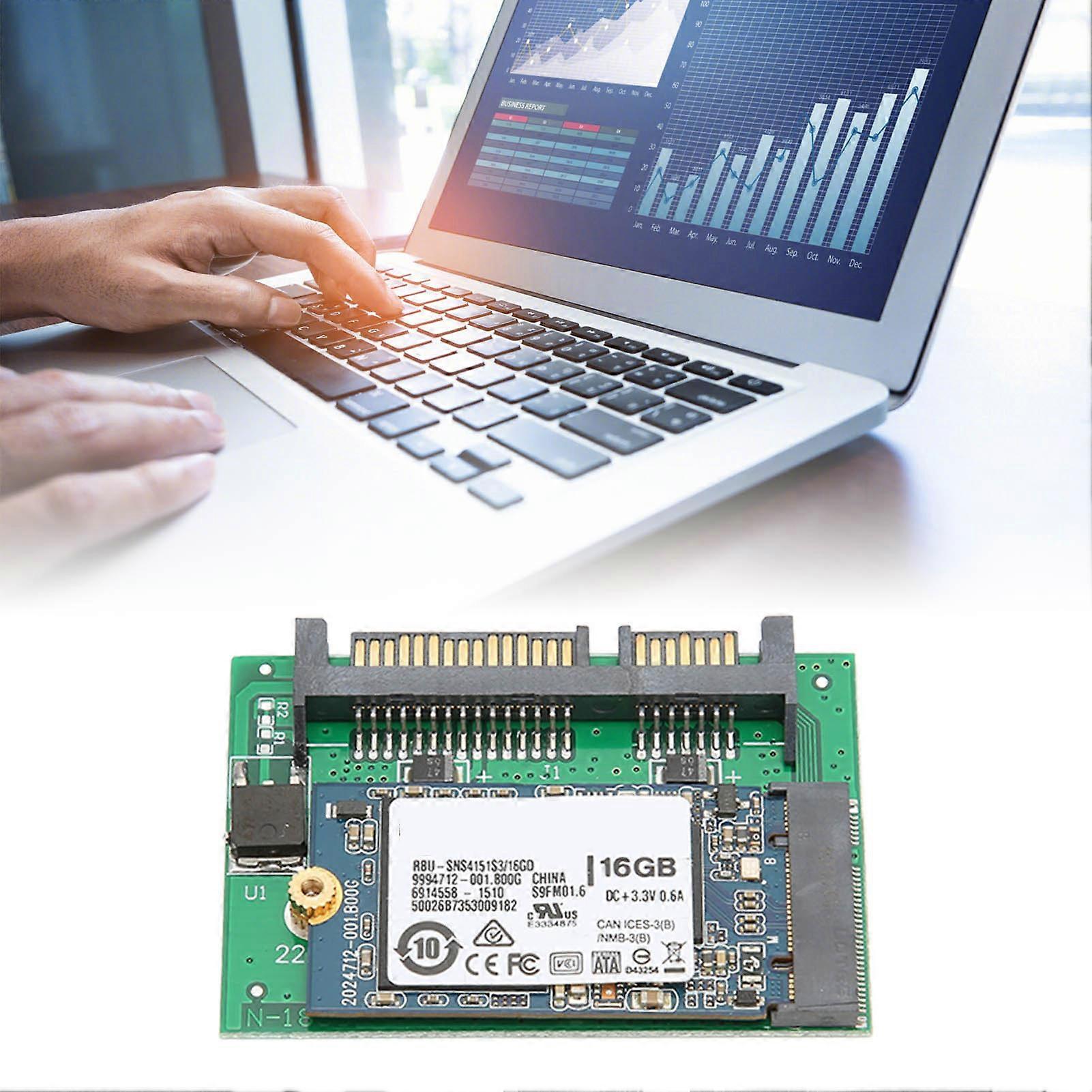 SATA Adapter M.2 SSD 2 in 1 Large Capacity Stable Reliable Portable Plug and Play Computer Accessories 16GB