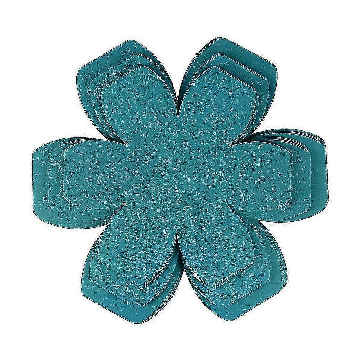 Pot and Pan Protectors, Set of 12 in 3 Sizes, Thick Felt Pads - Lake Blue