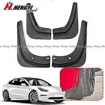 Suitable Mud Flaps Splash Guards Mudguard Fender Fit For  Tesla Model 3 No Drilling Holes