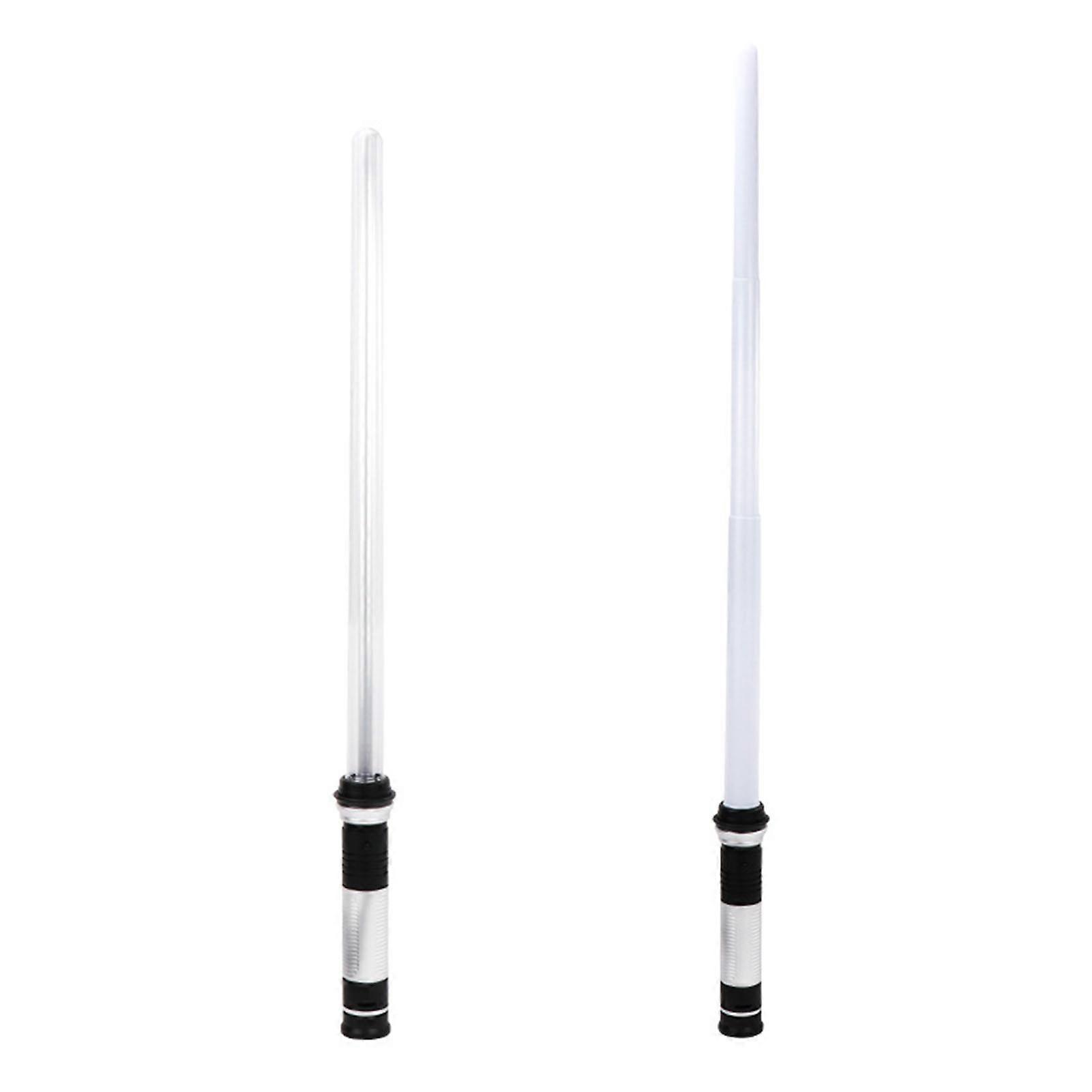 2pcs 78 Laser Sword Extendable 7 Color Changing 6 Modes Lighting Saber Toy for Kids