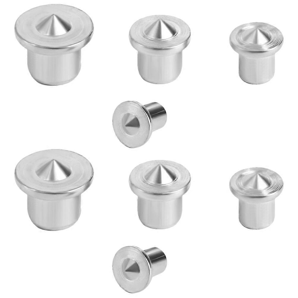 Precise Self-Centering Dowel Gauge Set Steel Dowel Points for Furniture Woodworking Alignment 2Sets