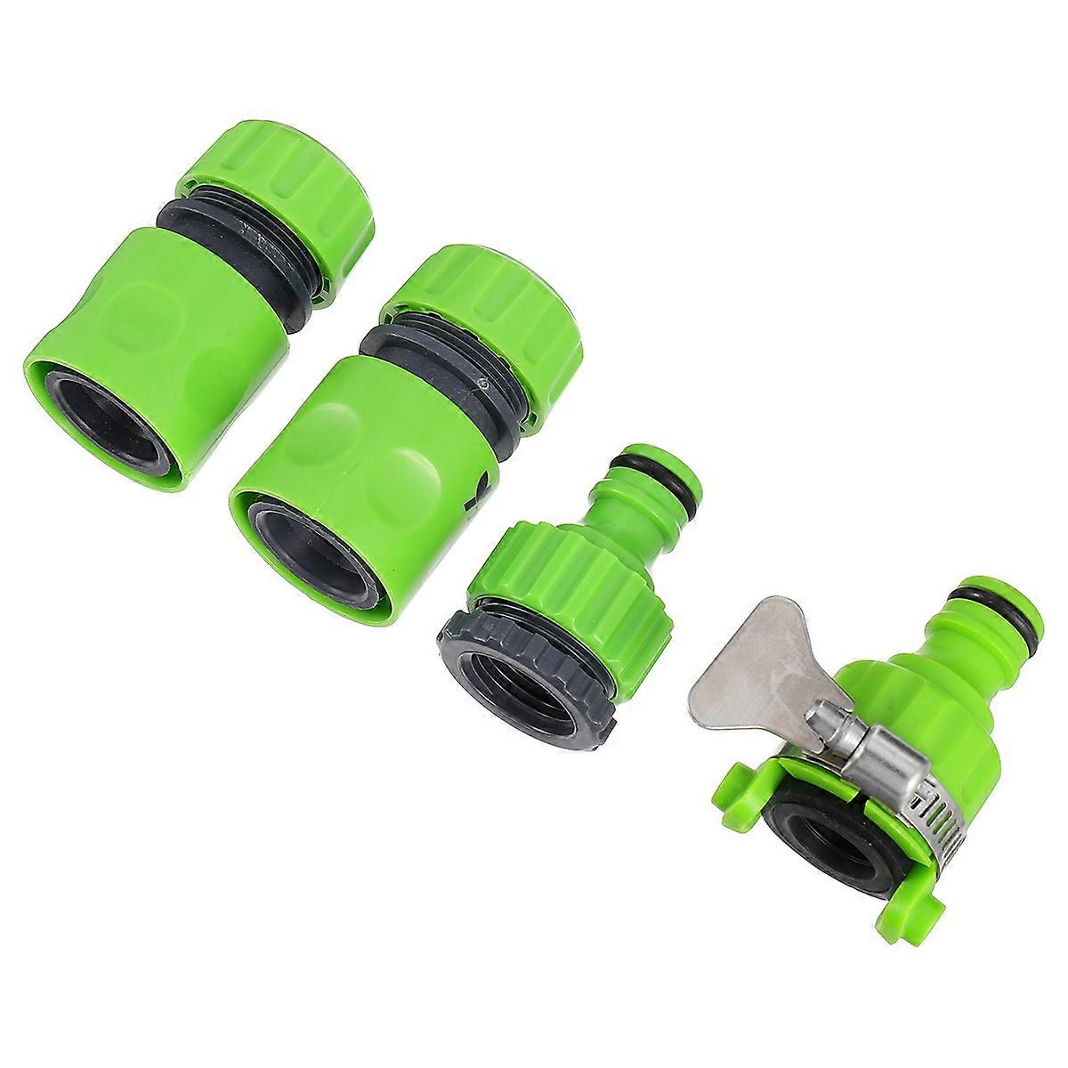 Water Pipe Adapter Garden Hose Connector Gardening Irrigation Square Shape 4Pcs