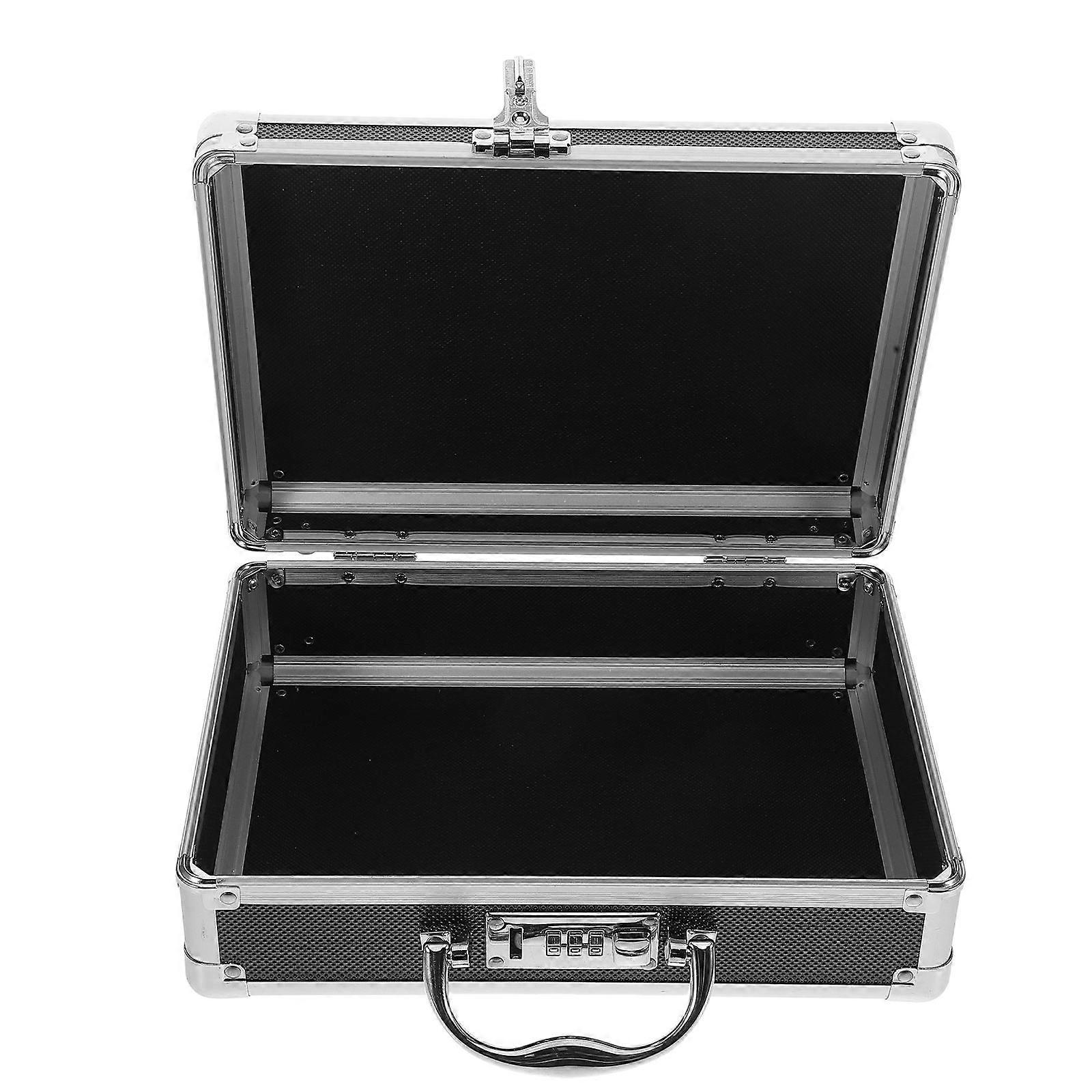 Rectangular Aluminum Alloy Tool Box Organizer With Coded Lock For Home Use Multi-Functional 1Pack