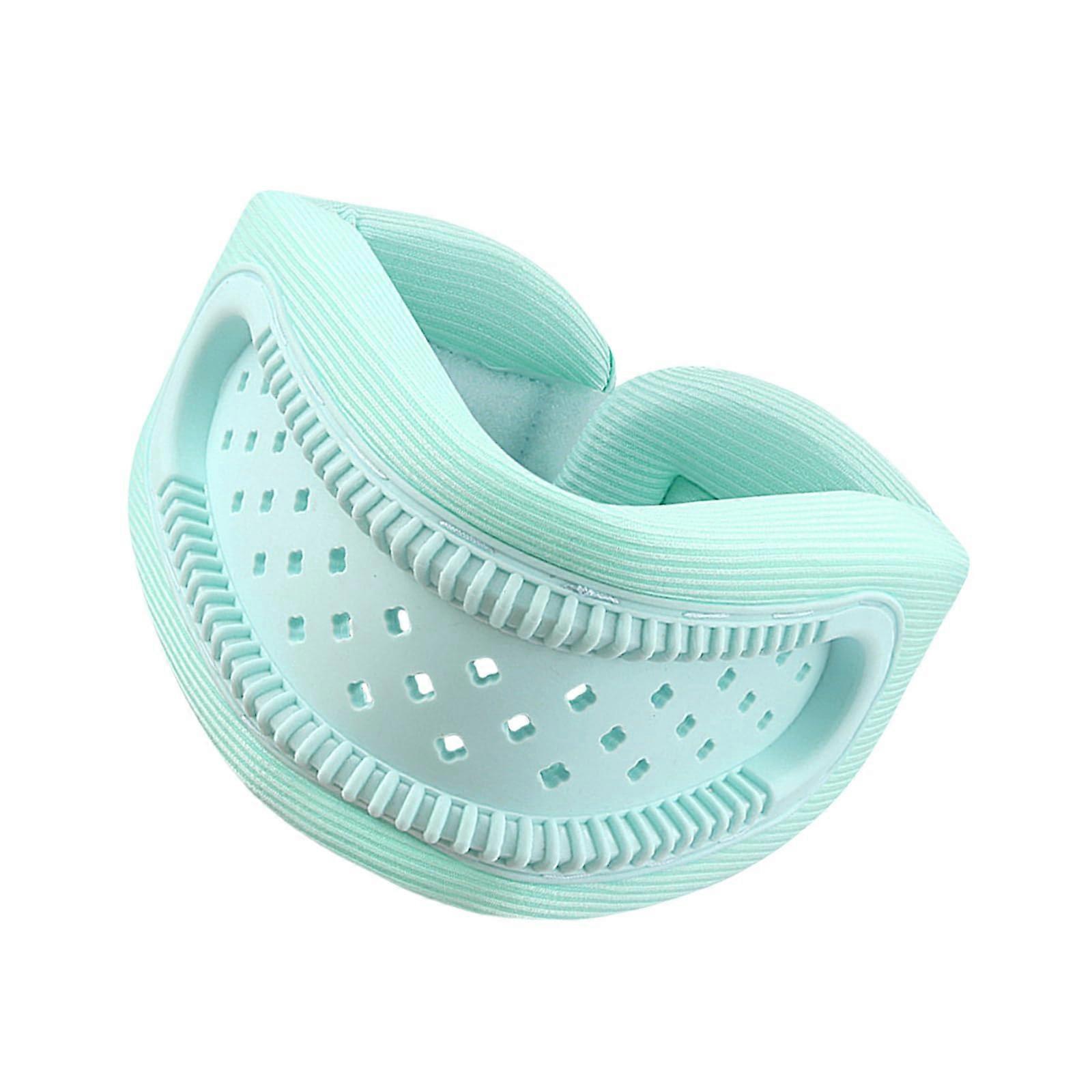 Neck Brace Keeps Vertebrae Stable and Aligned, Hollow Neck to Relieve Cervical Spine Pressure Rhombus Blue