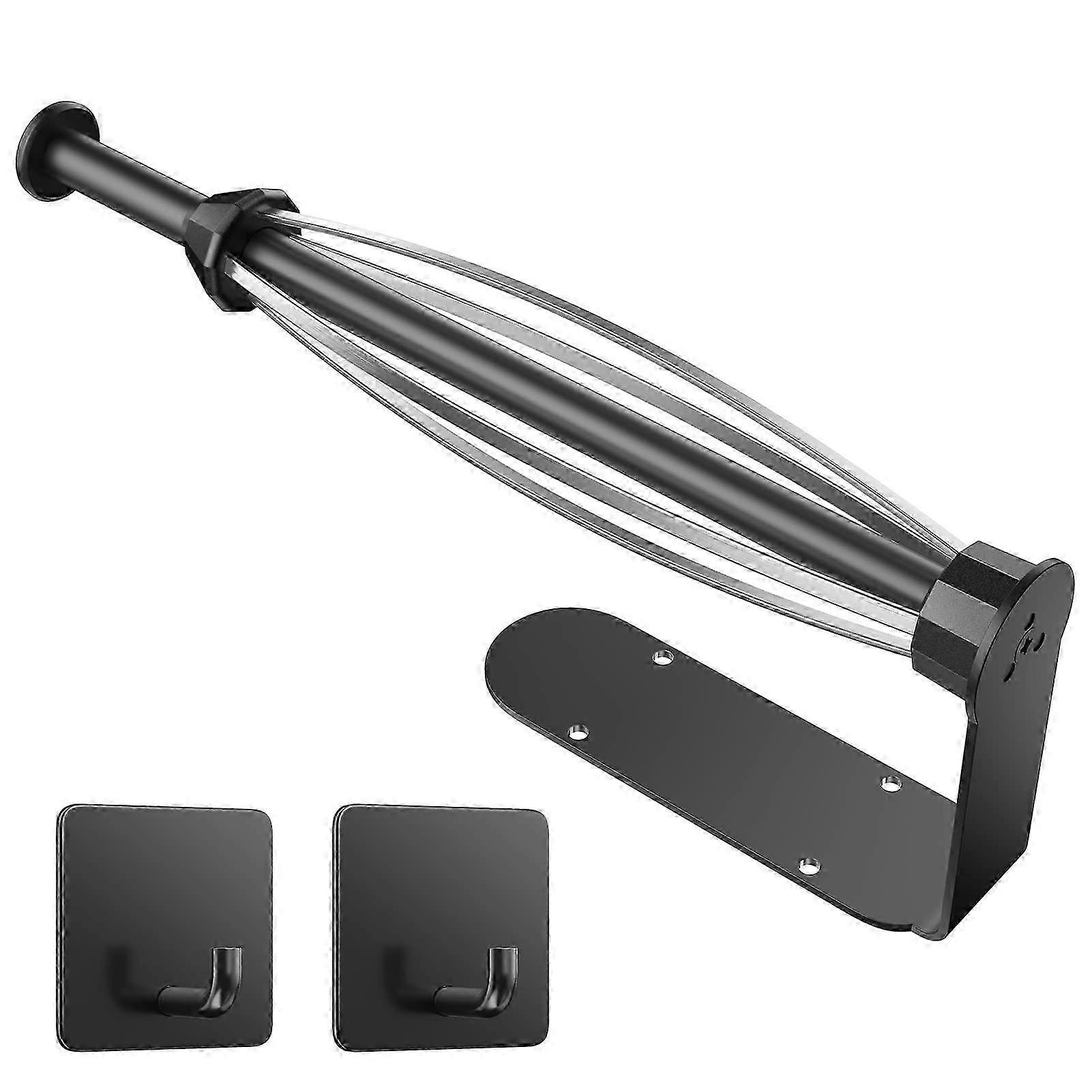 Wall Mounted Paper Towel Holder with Damping Effect, One Hand Operation, Self-Adhesive or Drilled