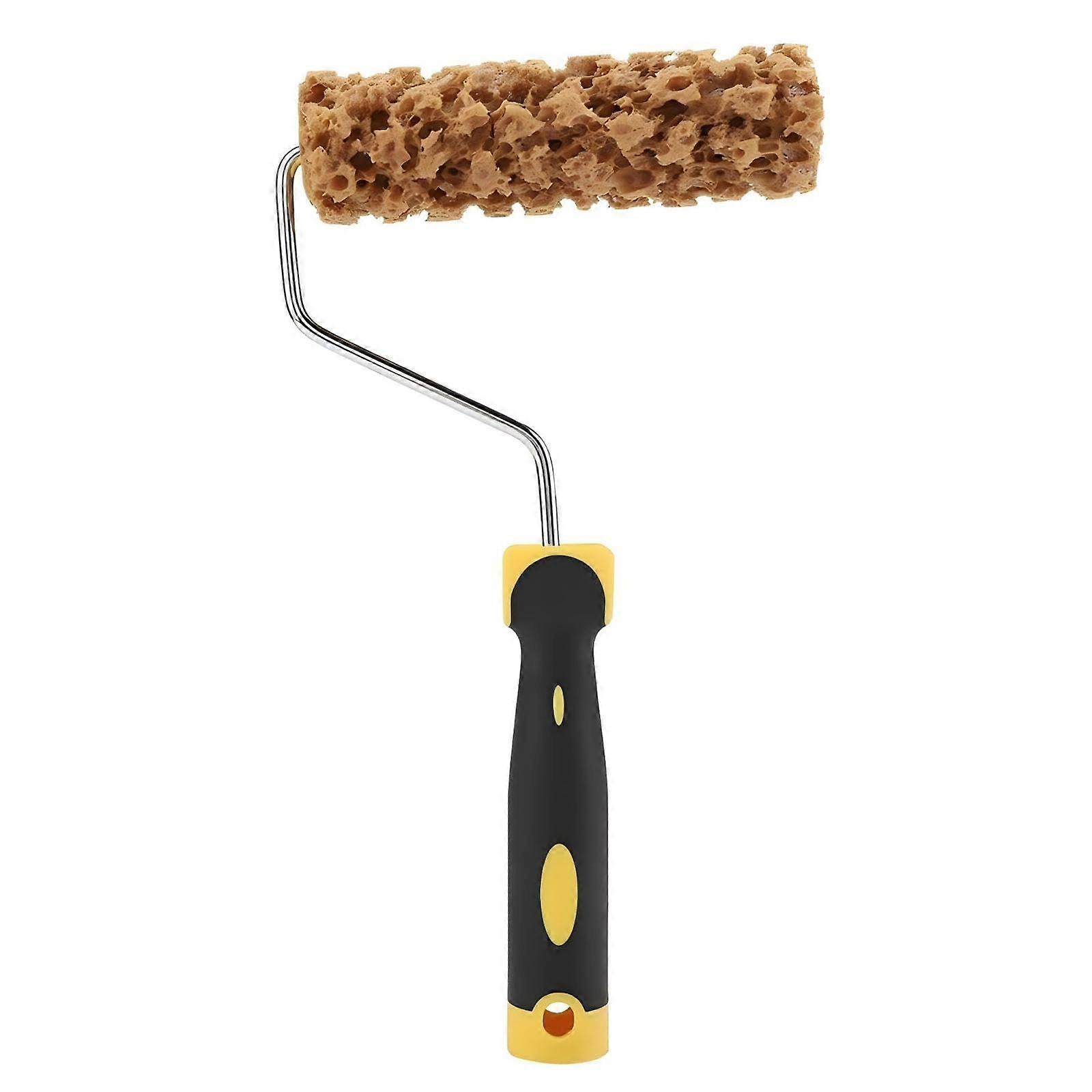 Paint Roller 6 Inch Texture Pattern Brush with Handle for Wall Painting, Home Improvement Tool, Easy to Use