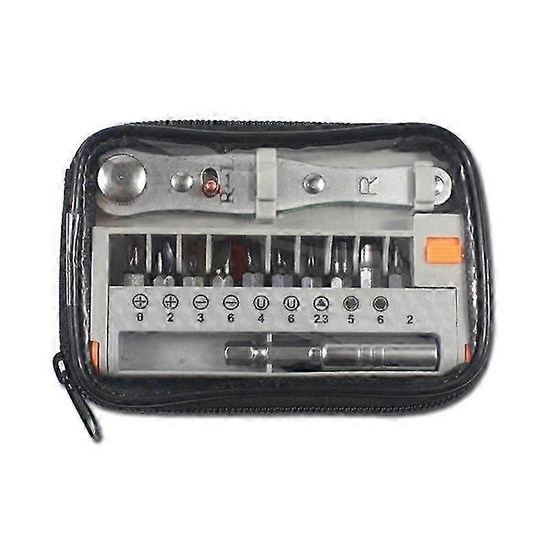 12Pcs Portable Bidirectional Ratchet Screwdriver Set Multi-Purpose Screwdriver Set Portable Ratchet