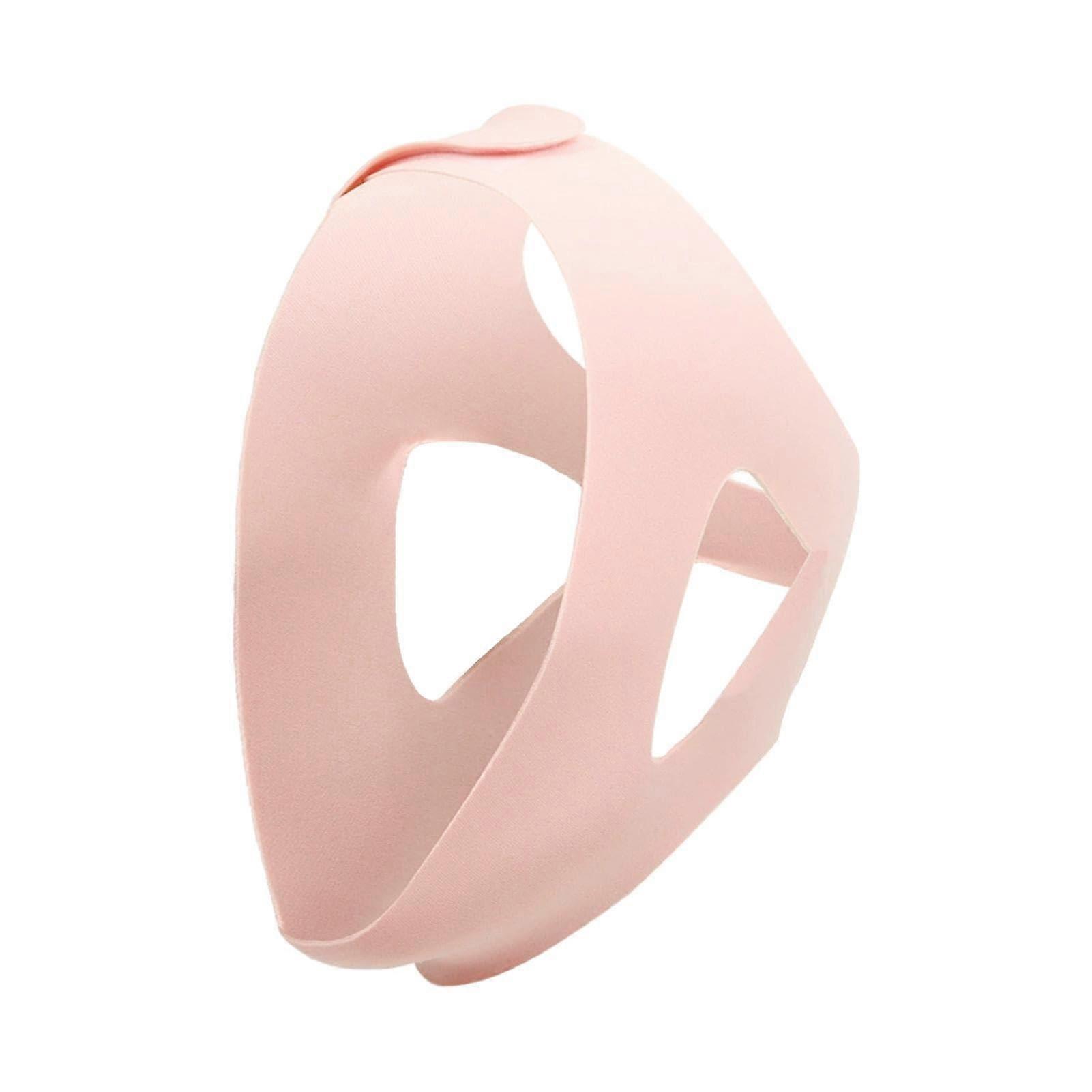 Snoring chin strap, antisnoring chin strap, elastic snoring band, comfortable strap, breathable chin strap for sleeping, antisnoring device, pink