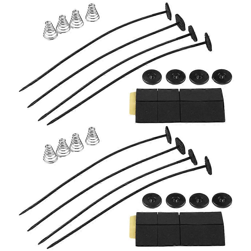 Electric Cooler Accessories Compatible Mounting Kit Mechanics Use 27x5cm Black 2Set