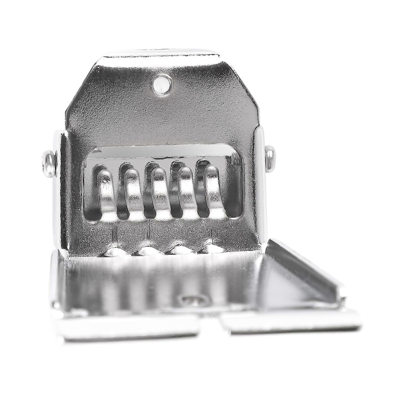 5 String Banjo Tailpiece Zinc Alloy Chrome Color Banjo Tailpiece Plate with Spring Action Cover