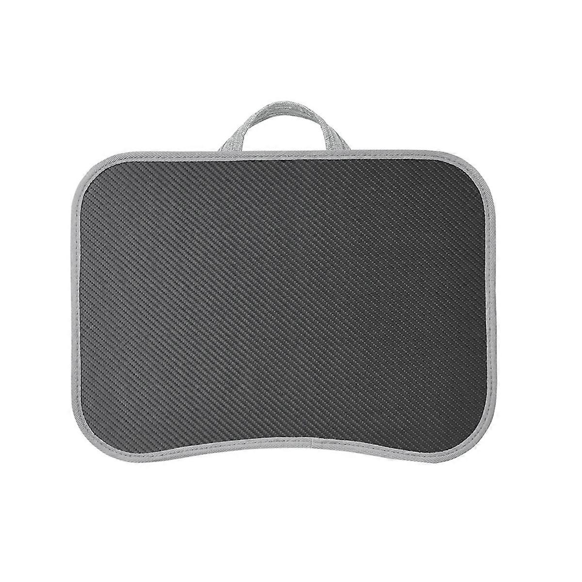 Lap Desk with Cushioned Pillow for Laptops - Portable Writing Tray for Office Work, for Home & Travel Use with Handle