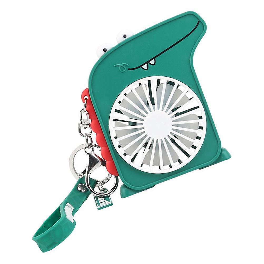 1 Set of Keychain Fan Summer Cool Fan Mini Keyring Fan with Light (Random Color)