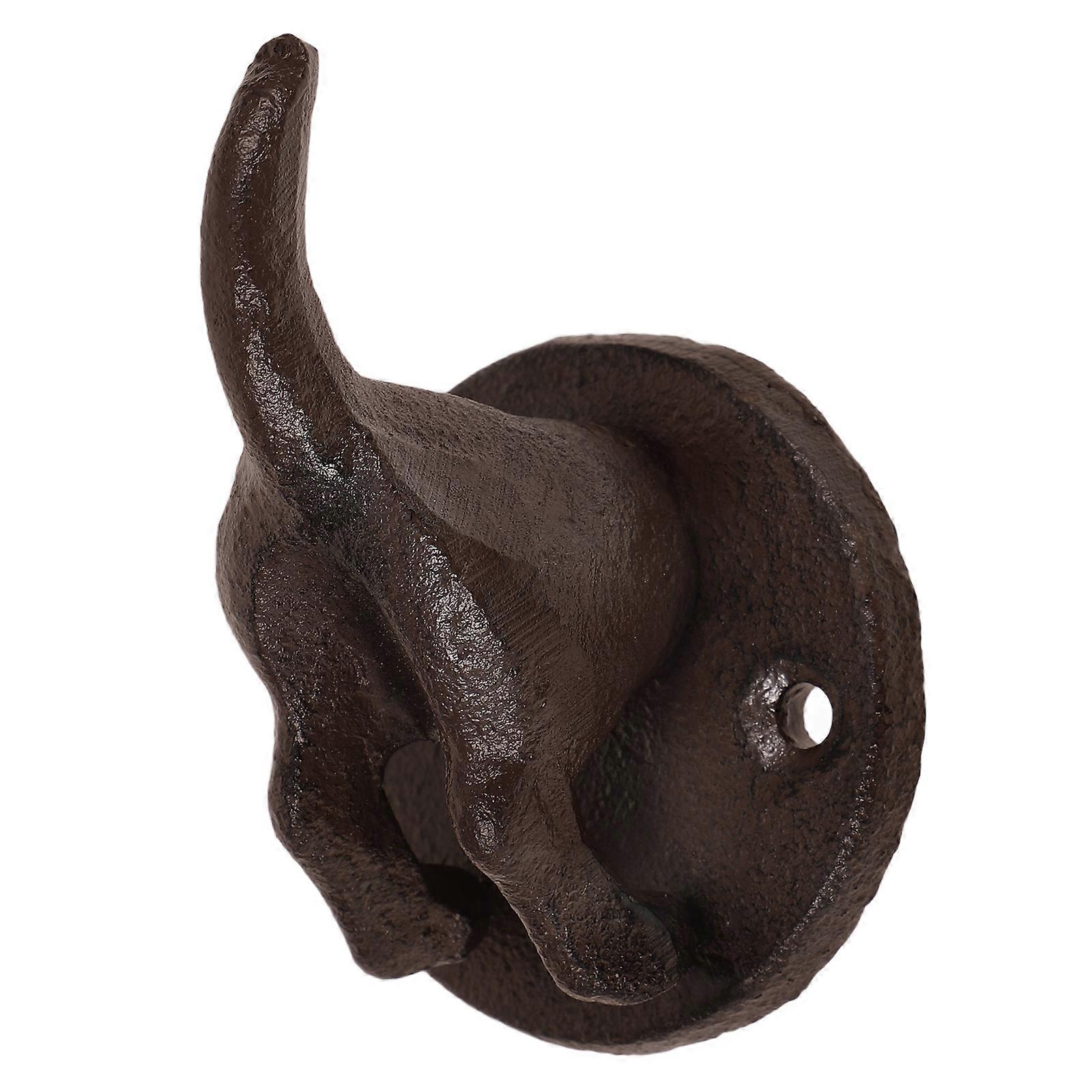 Creative Wall Hook Cast Iron Hook Jacket Hooks Doggy Butt Shaped Wall Decoration Decorators 1Pcs