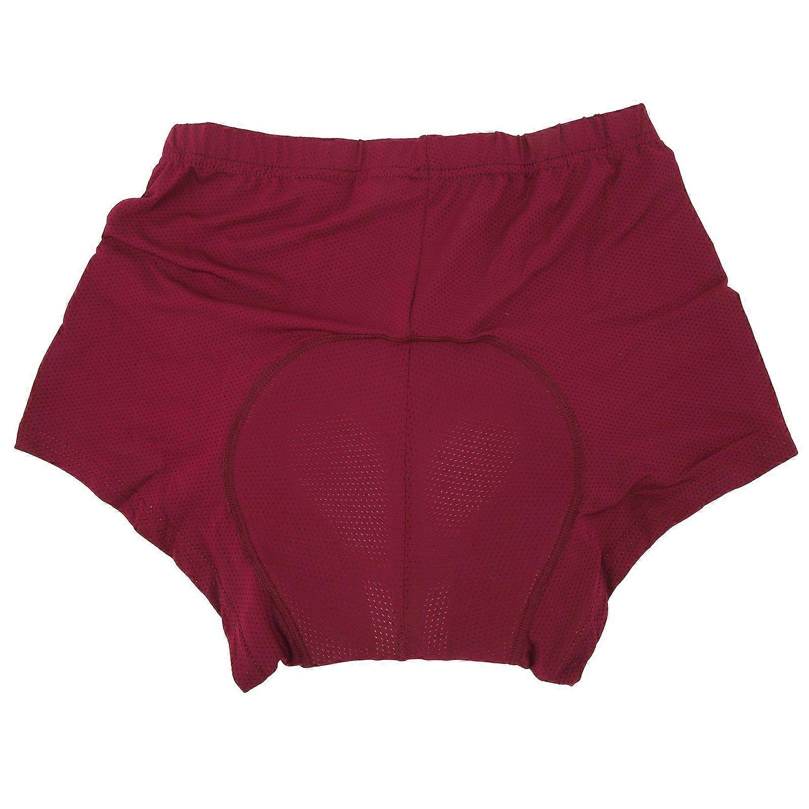 Pehmustetut pyöräilyshortsit hengittävät nopeasti kuivuvat joustavat silikonit 3D-pehmusteet pyöräilyalusvaatteet maastopyöräilyyn 2XL YMQX)