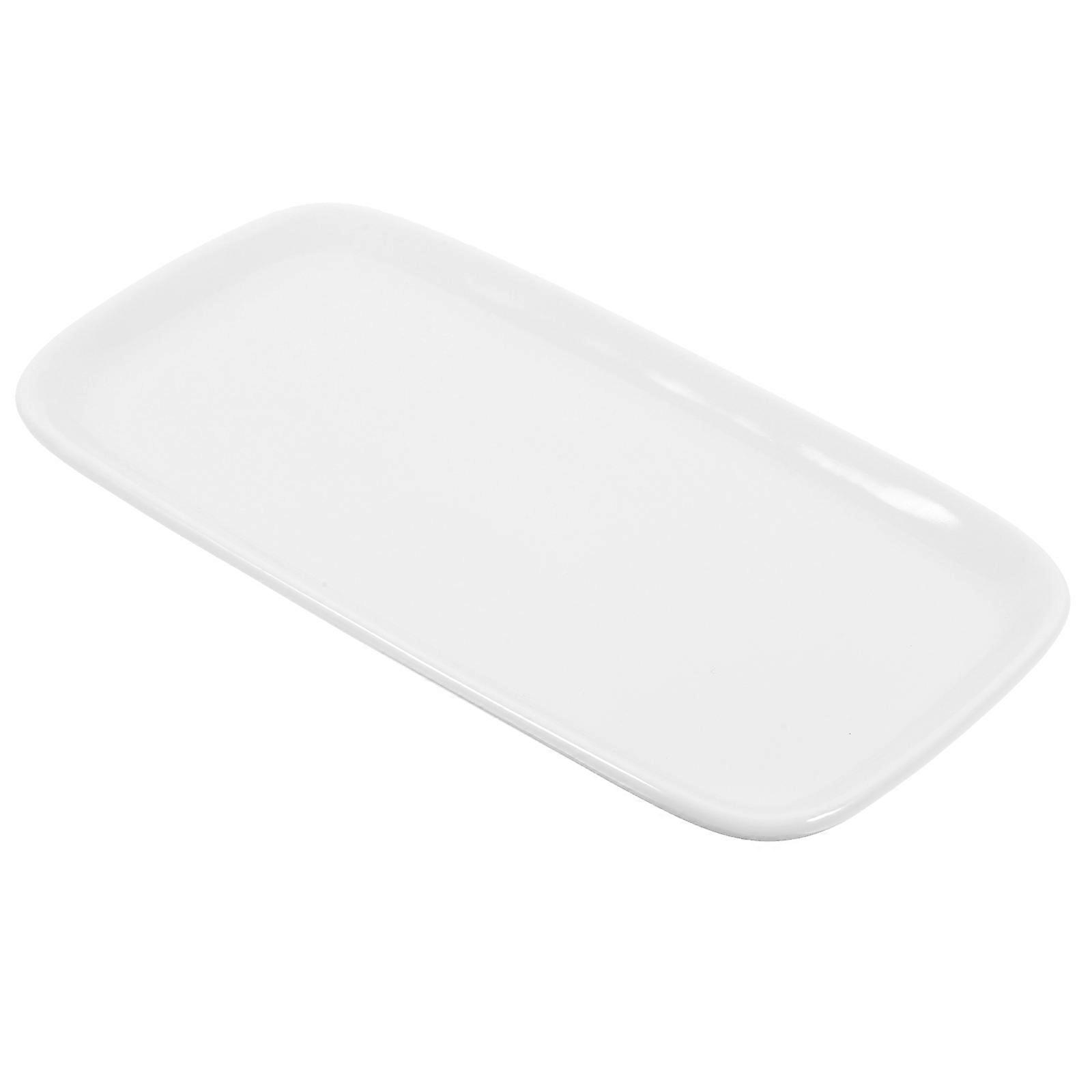 Snack Tray Party Ceramic Dish For Dressing Table 6.4×3.6×0.4in 1Pack