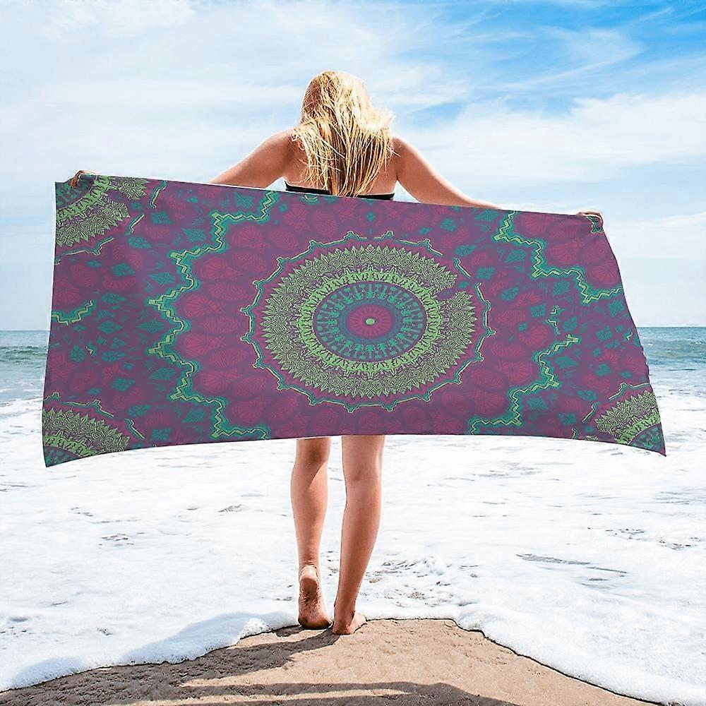 2pcs Microfiber Beach Towels to Prevent Sand, Large Size Boho