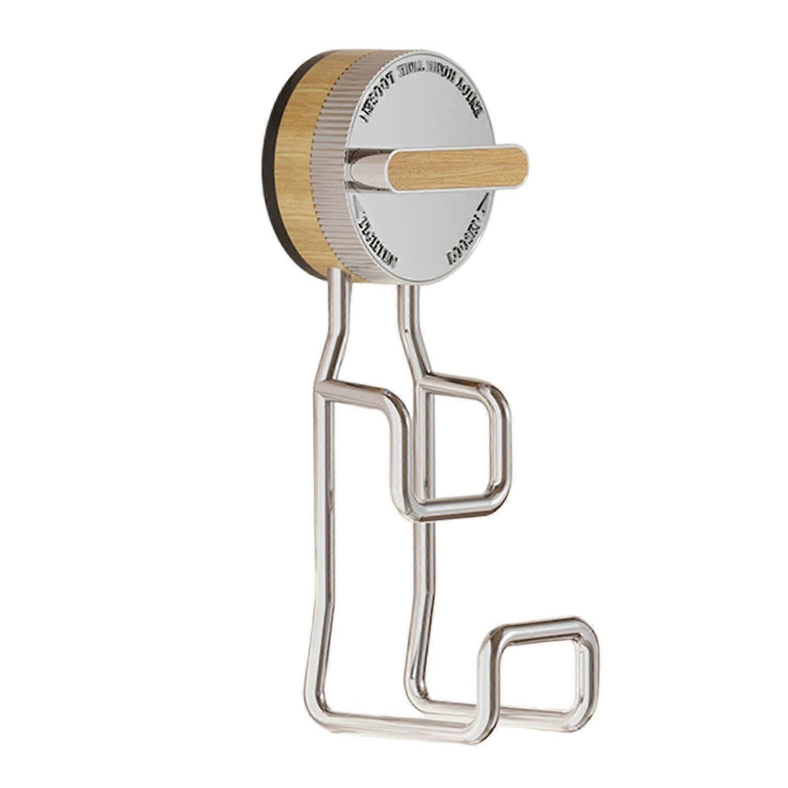 Multipurpose Suction Hook For Bathroom Storage Organizing Towels Basins Without Drilling Rustproof Wall Mount Log color
