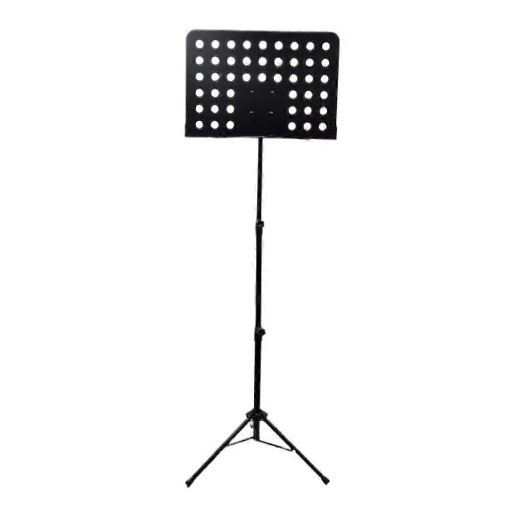 Portable Retractable Music Stand for Home, Optional for Guitar, Guzheng, Drums (Black)