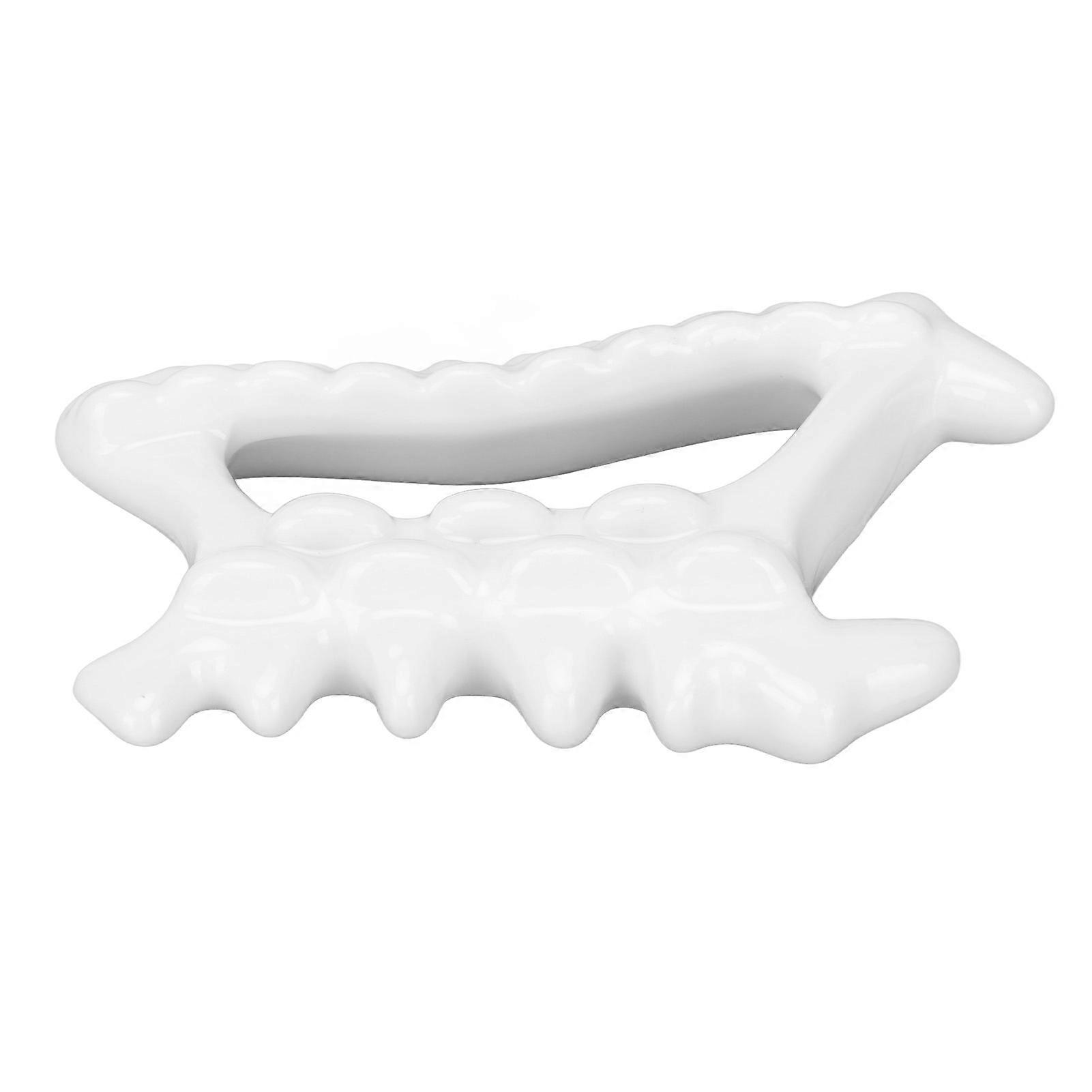 Gua Sha Massage Tool Detox Ceramic Decrease Puffiness Tighten Trigger Point Tissue Scraping Tool for Shoulder Neck 