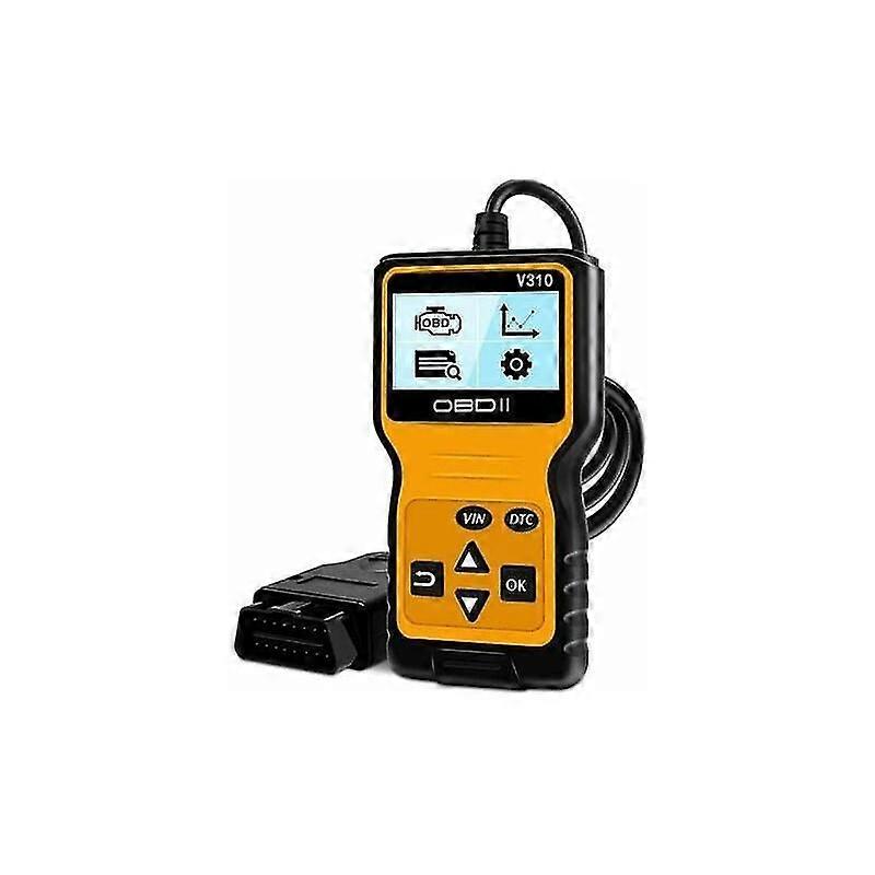 Obd2 Scanner Universal Obd II Scanner Automotive Engine Fault Code Reader Can Diagnostic Scan Tool For Obdii Protocol Cars Since 1996 (gelb)