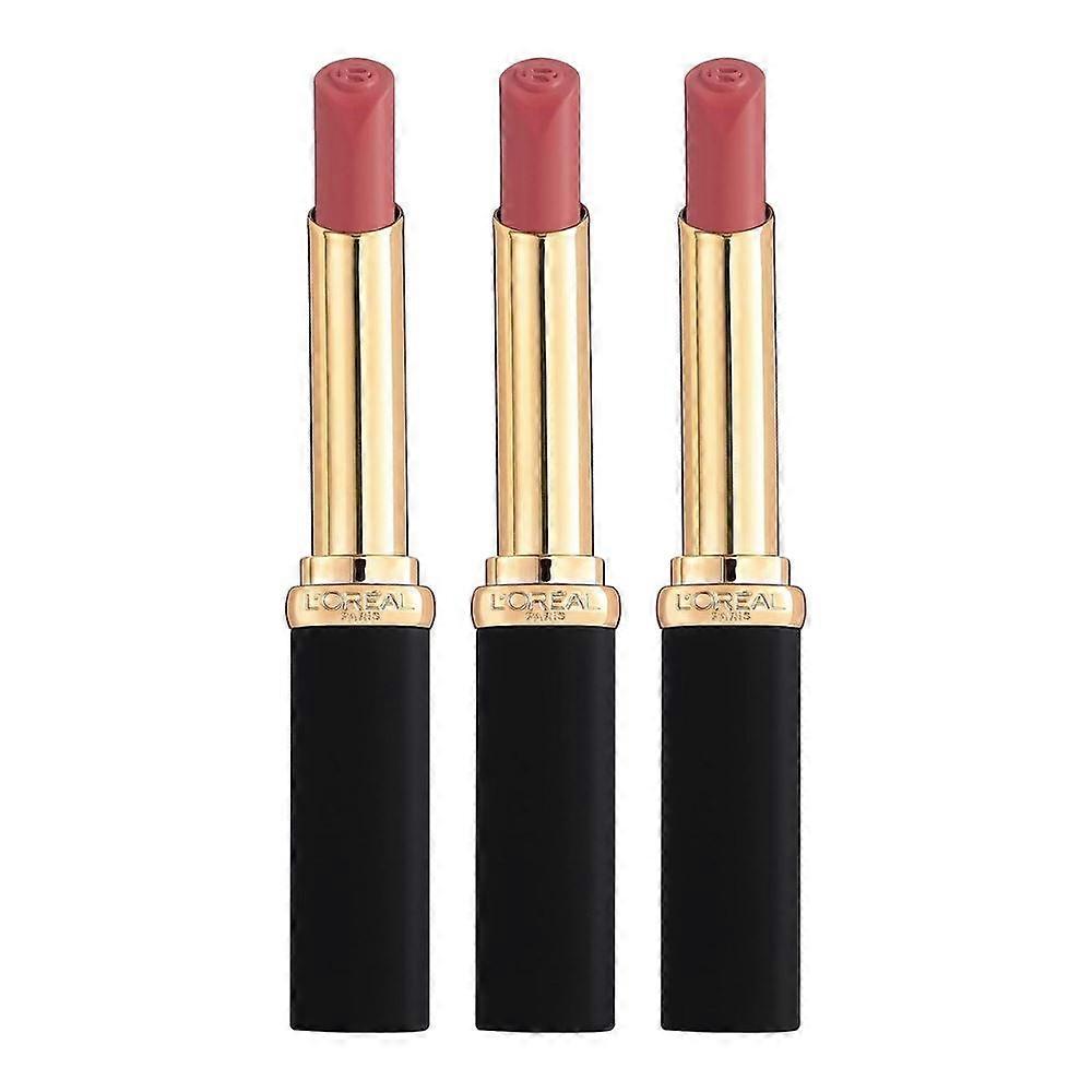 3 x L'Oreal Color Riche Intense Volume Matte Lipstick - 633 Le Rosy Confident
