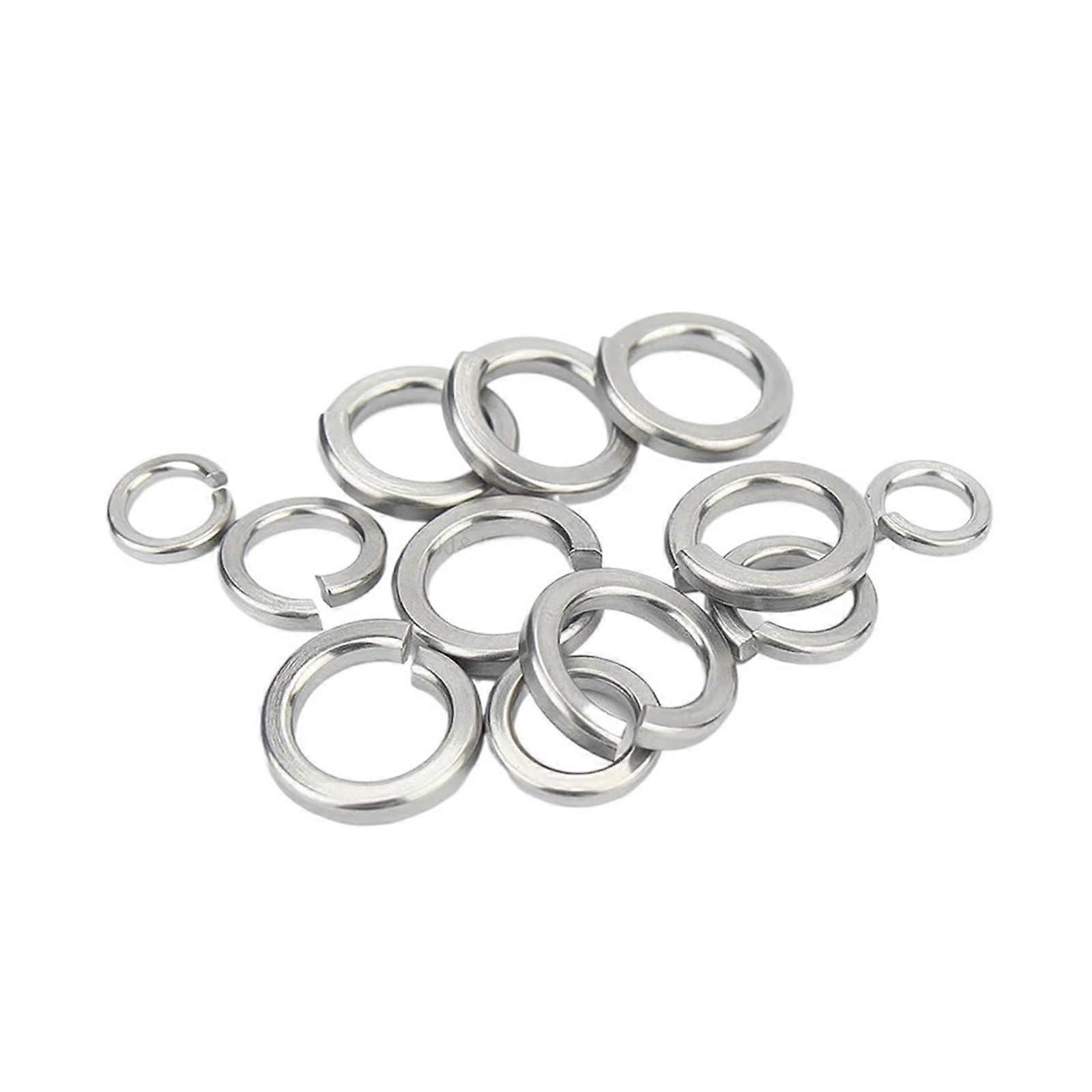 2100 pieces of spring washers made of 304 stainless steel, elastic sealing, M2 M2.5 M3 M4 M5 M6 M8 M10 M12 M16 M20 M24, lock washers (M10(20pcs))