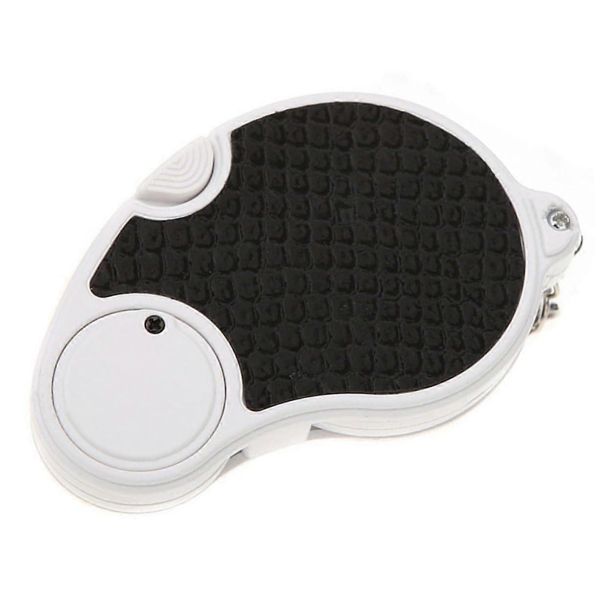Magnifying Glass Keychain with Non-Slip Metal Case for Jewelry, Coins, and DIY Projects - Collector's Outdoor Magnifier