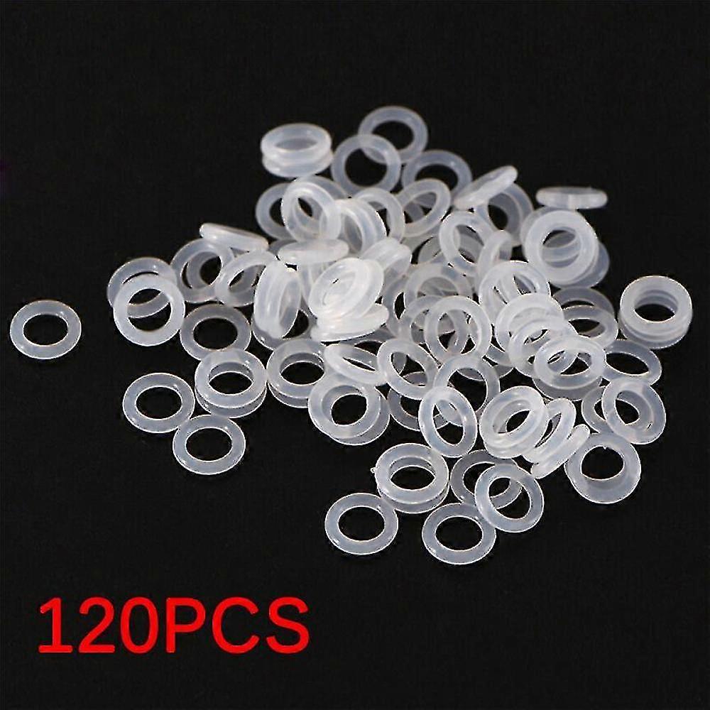 120pcs White Silicone Rubber O-Ring Switch Dampeners for Cherry MX Keyboards