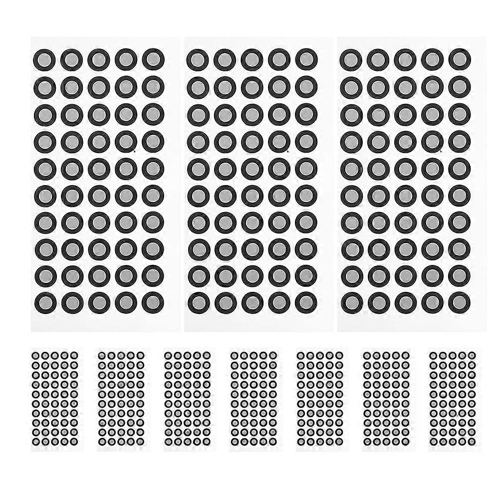 High Precision Scanning 3D Scanner Point Reflection Markers 15 Sheets Black Circular 750Pcs