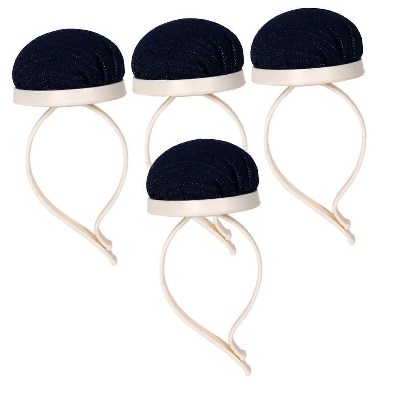 Coussin à épingles de poignet divisé en 4 pièces Outils de couture compacts pour un épinglage facile dans des projets de couture de bricolage et de courtepointe pratique