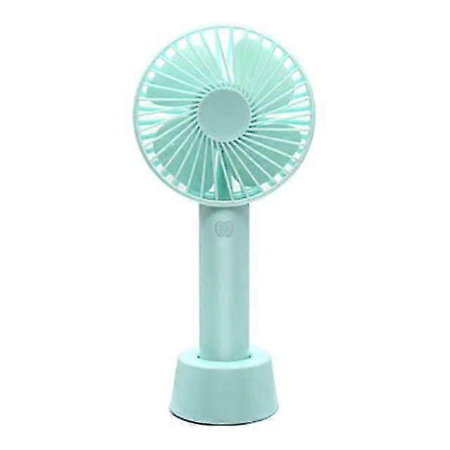 Mini Handheld Fan Portable Rechargeable Battery Operated Cooling Desktop With Base 3 Modes For Home Office Travel Outdoor A0nc