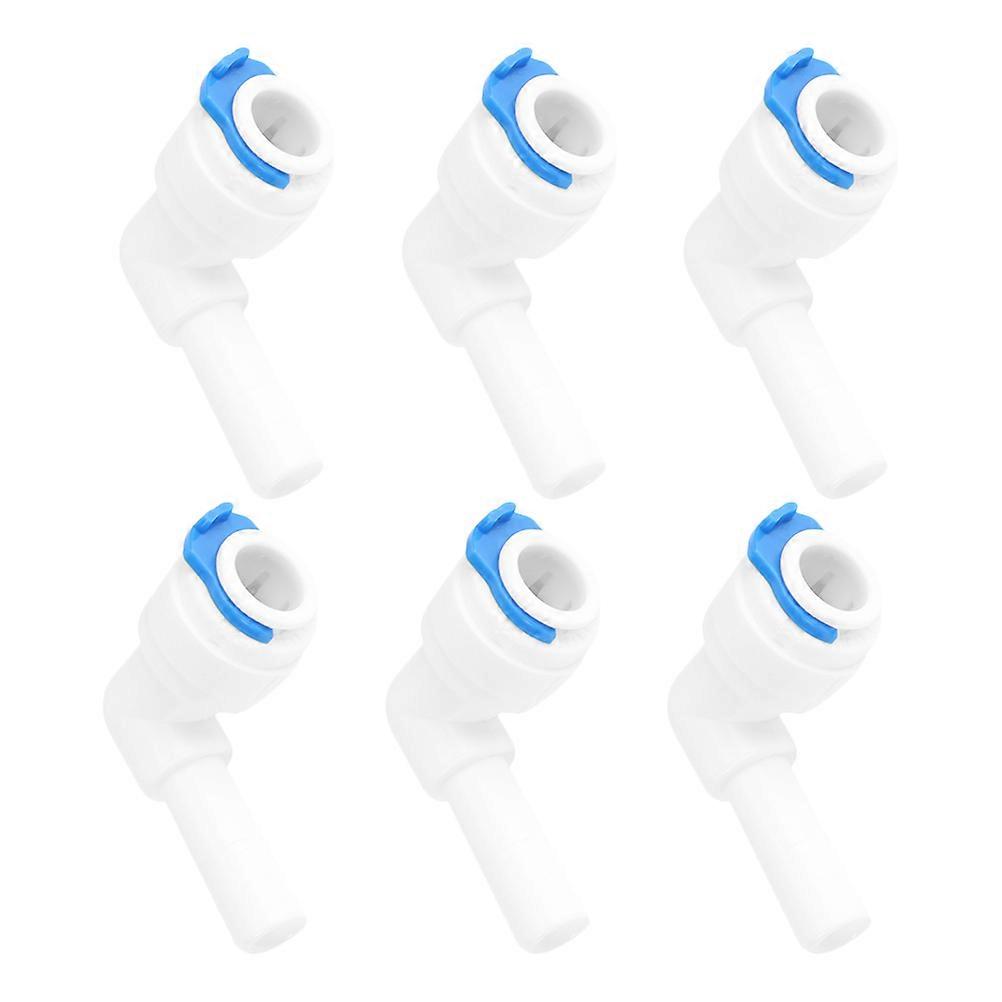 Push To Connector Fitting Faucet Adapter Fitting Installation Homeowners 6Pcs