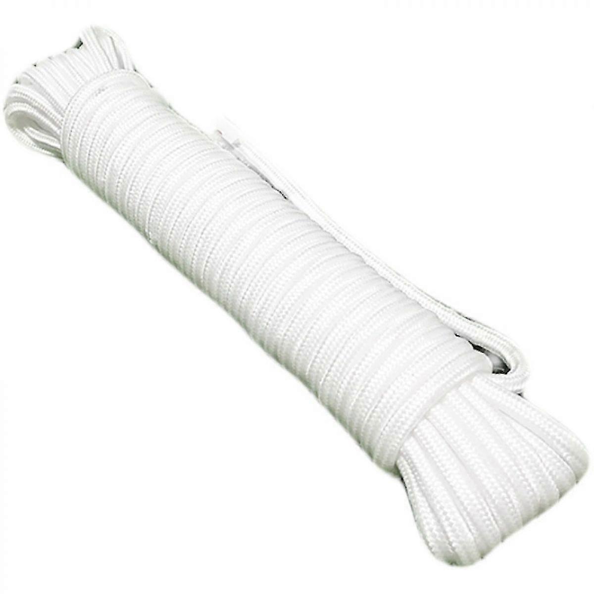 2025 Nylon rope bundle, strong and durable, 8mm*50m, white