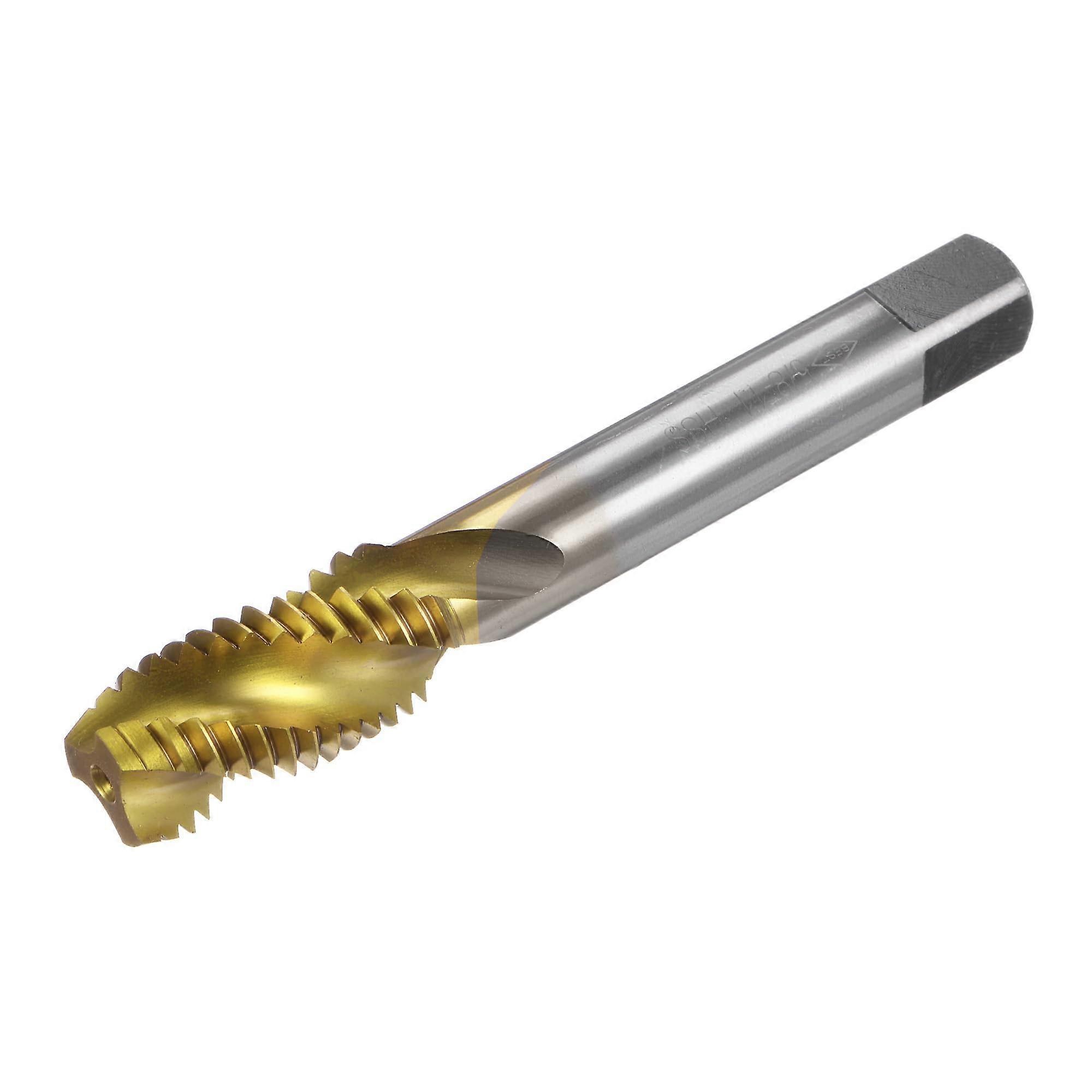 Spiral Flute Tap 5/811 UNC HSS ( Speed Steel) Titanium Coated Machine Tap with 3 Flutes Tolerance H2