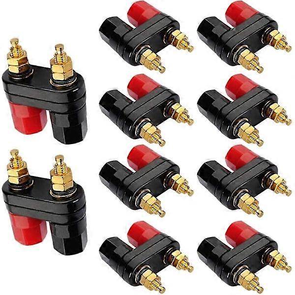 10 pairs 2-way power amplifier, audio connector female connector terminal block speaker.