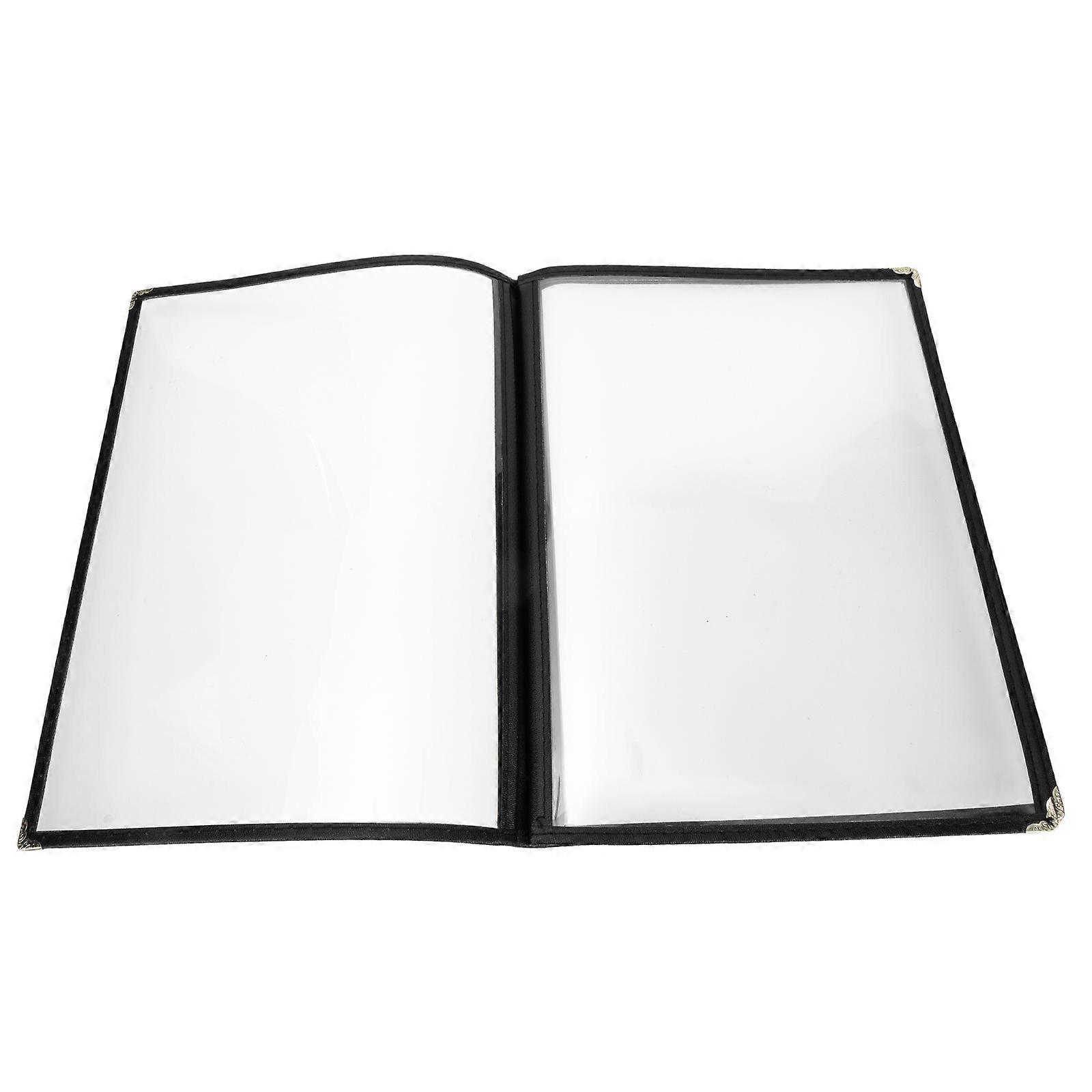 Price List Paper Insert Menu Holder For Business Owners In Restaurants Assorted Color Easy To Clean 1Pack