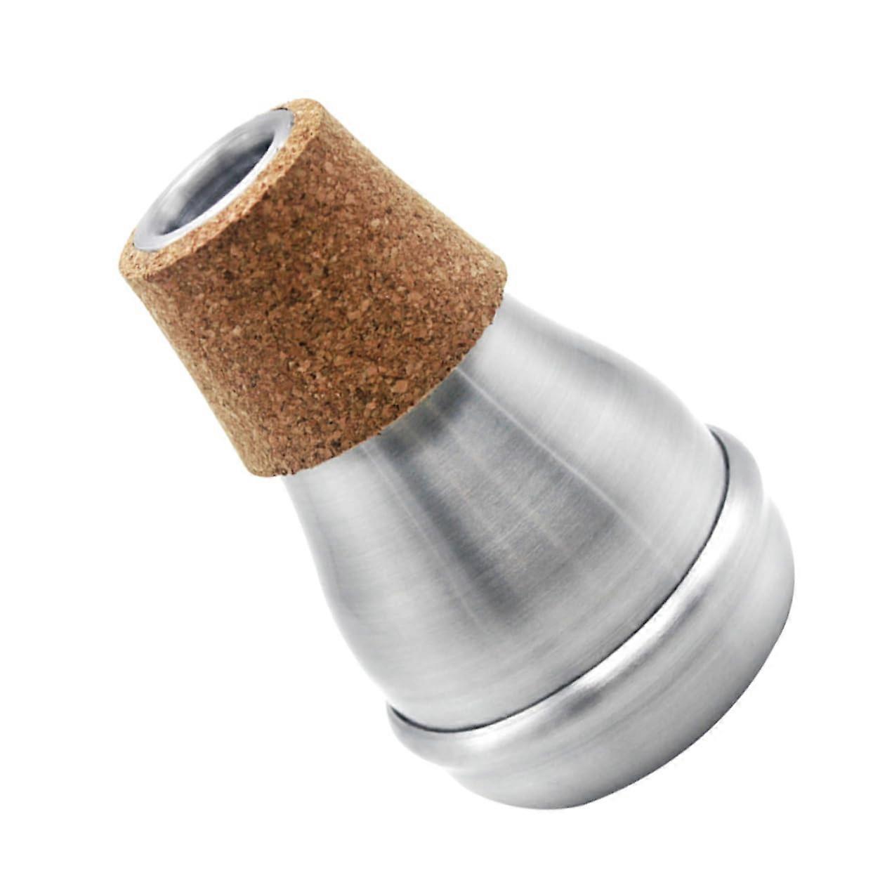 Mini Trumpet Mute - 1 Piece Wooden Mute for Brass Instruments, Compatible with Standard Trumpets, Lightweight and Durable