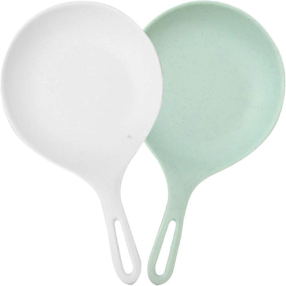 2pcs Serving Dish Lightweight Handled Serving Plates Large Tray for Steak Pasta Dessert Salad
