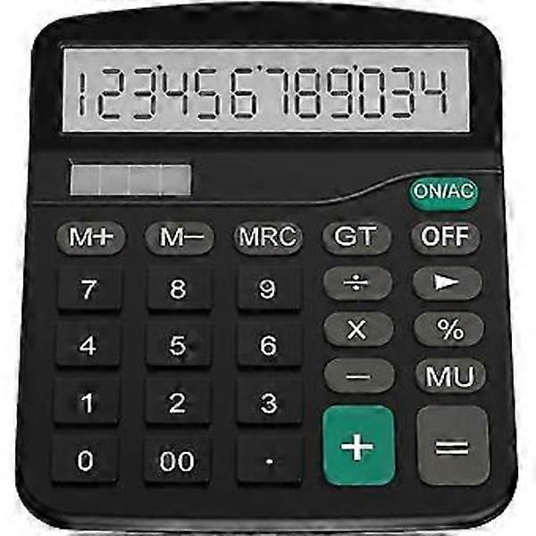 Calculator, Standard Function Desktop Calculator, Black