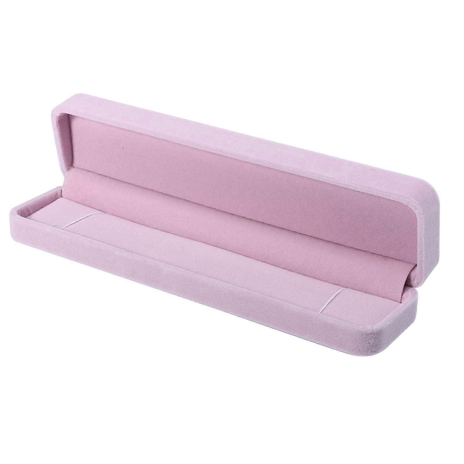 Jewelry Packaging Box Flannel Material Dust Insulation Scratch Protection 22.5x5.5cm 1Pcs