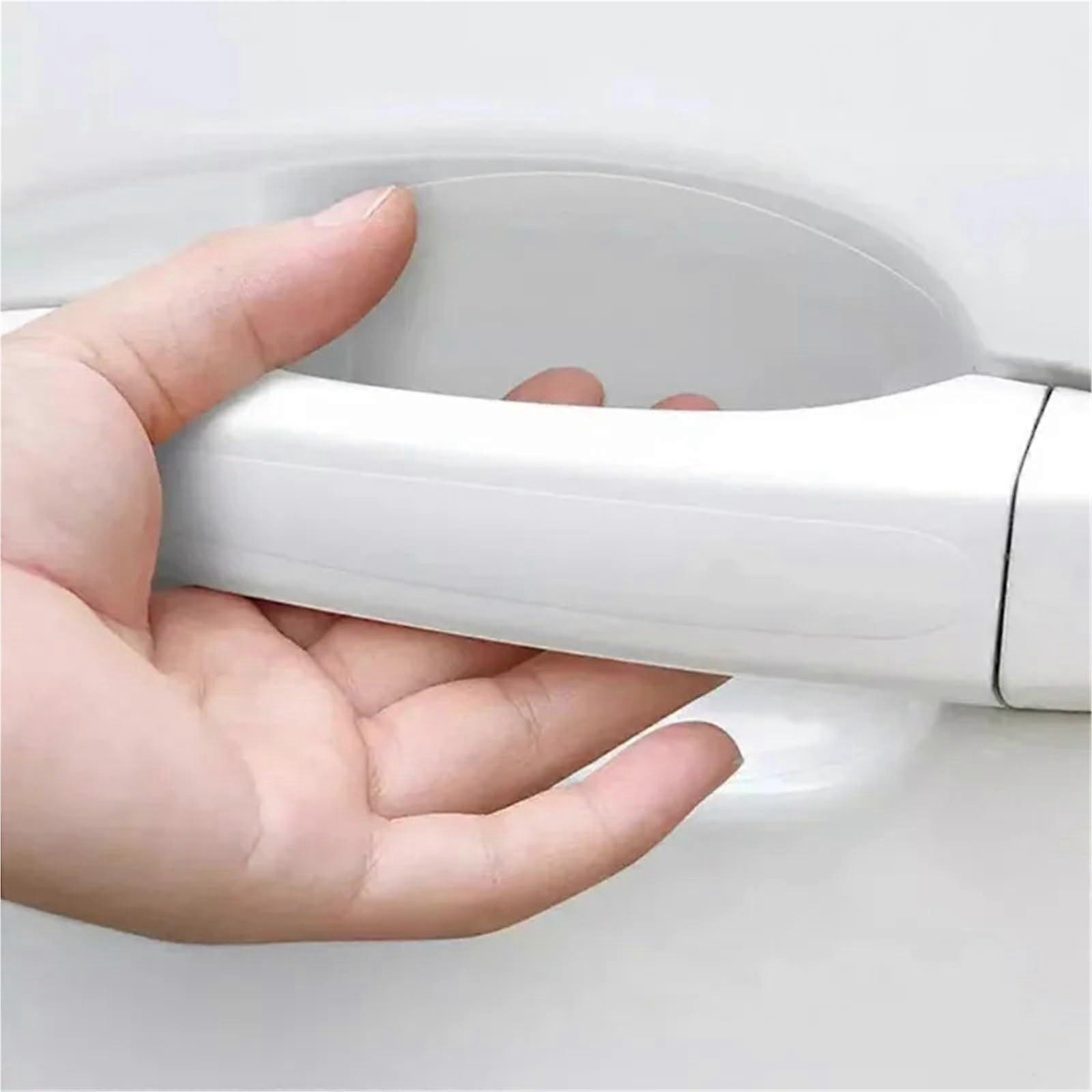 4/8 pieces invisible car door handle protective stickers (2)
