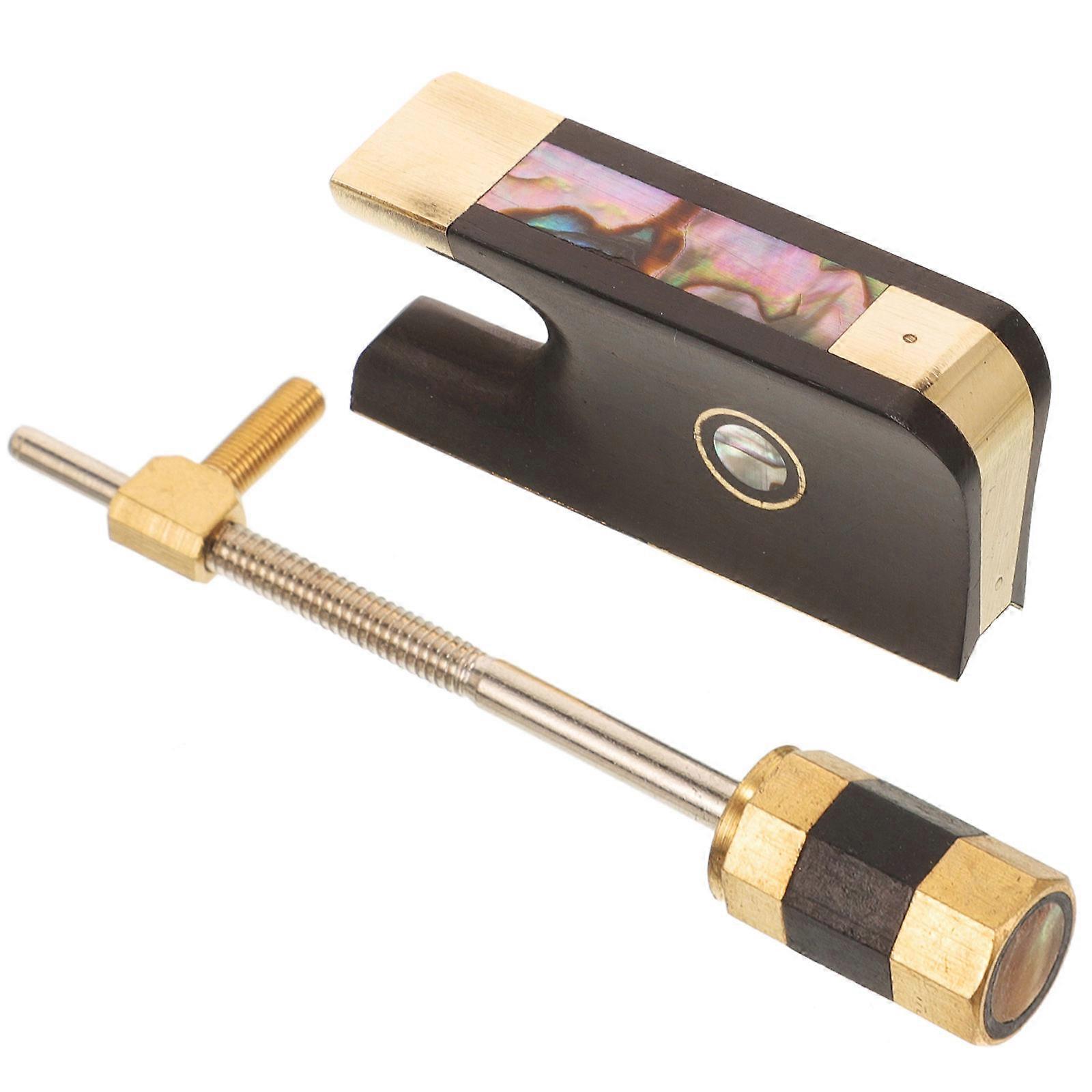 Practical Violin Bow Frog Replacement Accessory For Violin Repairing With Screw Kit 1Set