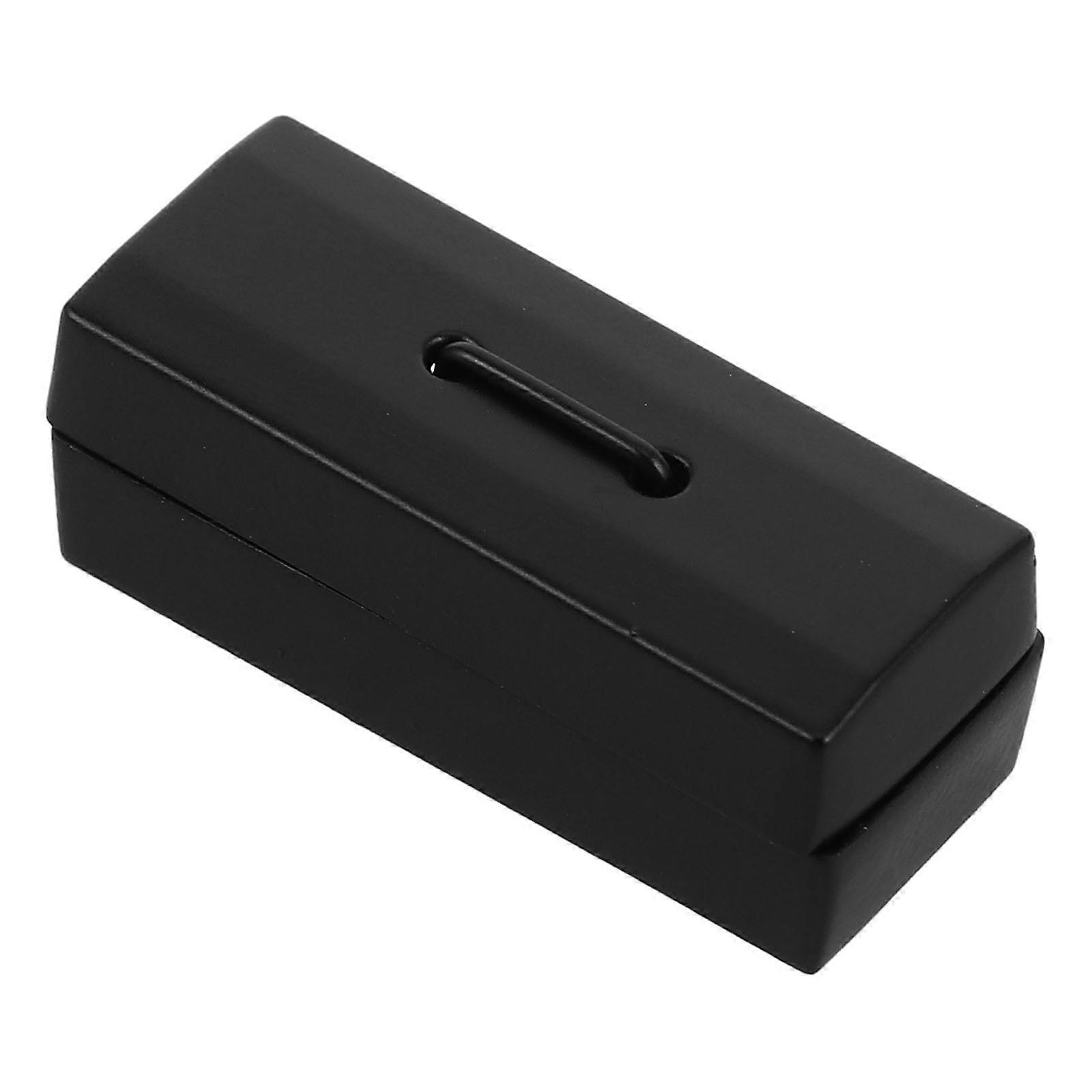 Mini Tool Box Dollhouse Accessories For Children Rectangular Black Metal Storage 1Set