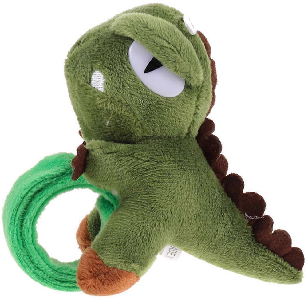 Soft Plush Dinosaur Slap Bracelet Wristband for Jungle Theme Party Favors – Comfortable Fuzzy Animal Accessory for Adults