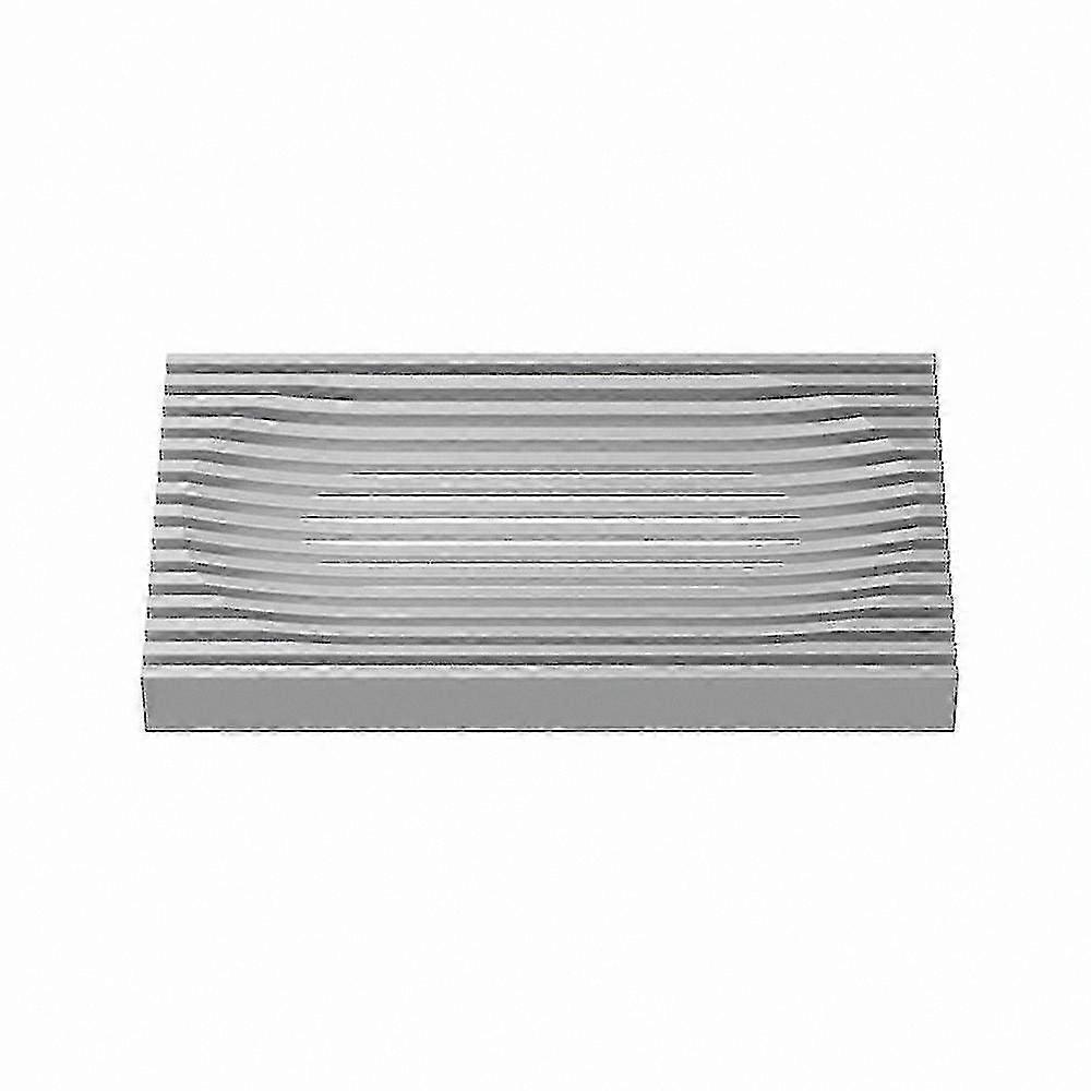 Rectangular Soap Dish with Drain for Bathroom Shower Sink Handcrafted Holder for Soap Sponges and More 1pc