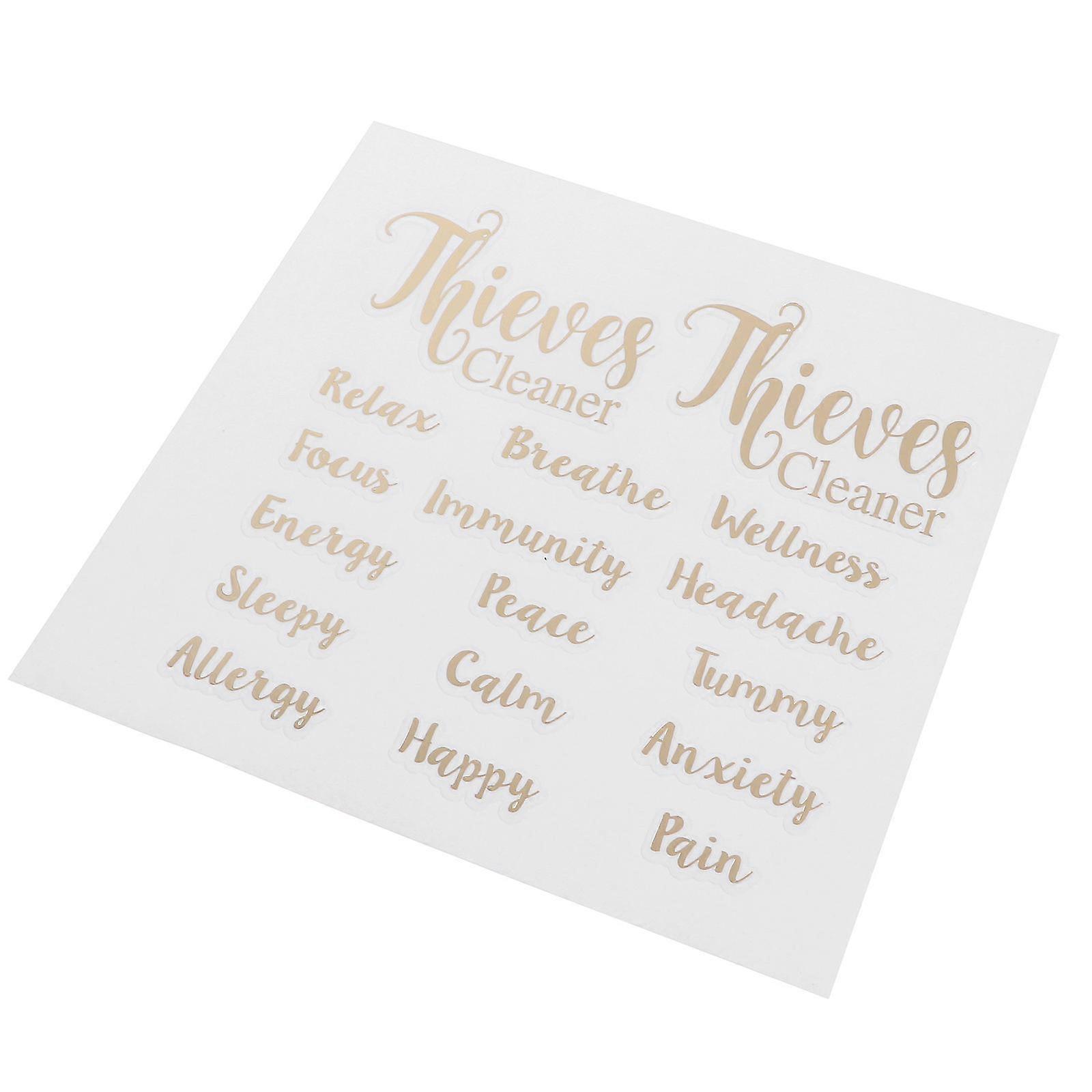 Self-Adhesive Labels for Essential Oils, Great for Jar and Container Marking, Bottle Tags