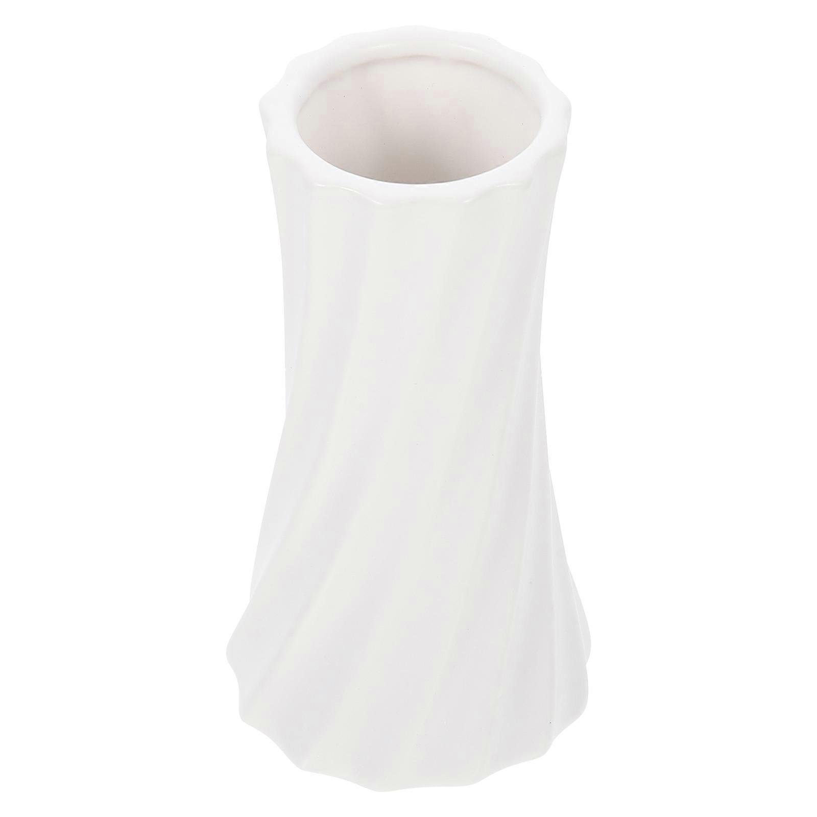 FRCOLOR Ceramic Vase for Desktop Decorative Simple Flower Arranging Holder