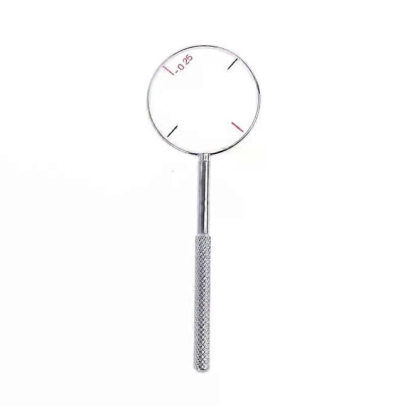 Round Optical Cross Cylinder Lens Tool Optical Instruments Ophthalmic Lens Diopter Optometry Accessories 0.25/0.50