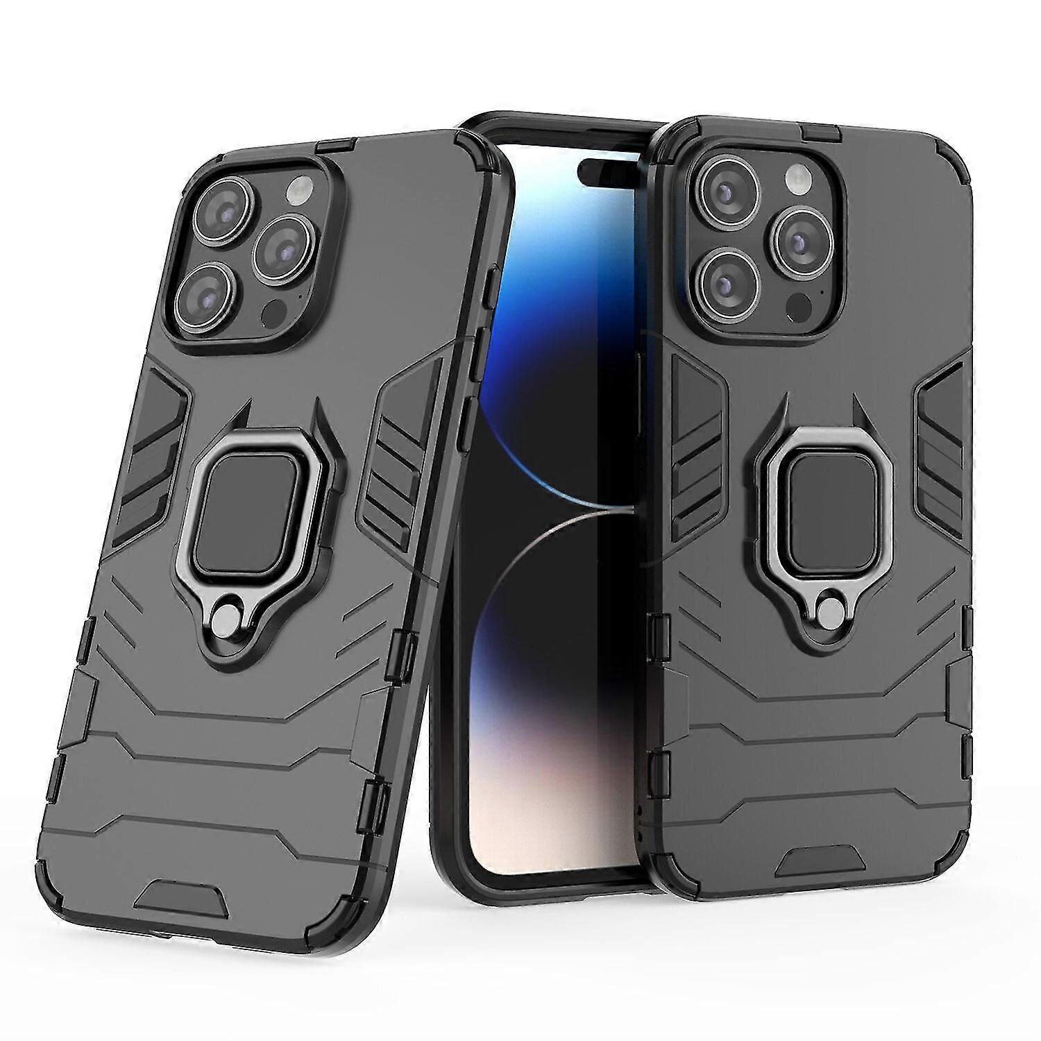 Shockproof Magnetic With Ring Stand Cover Case F