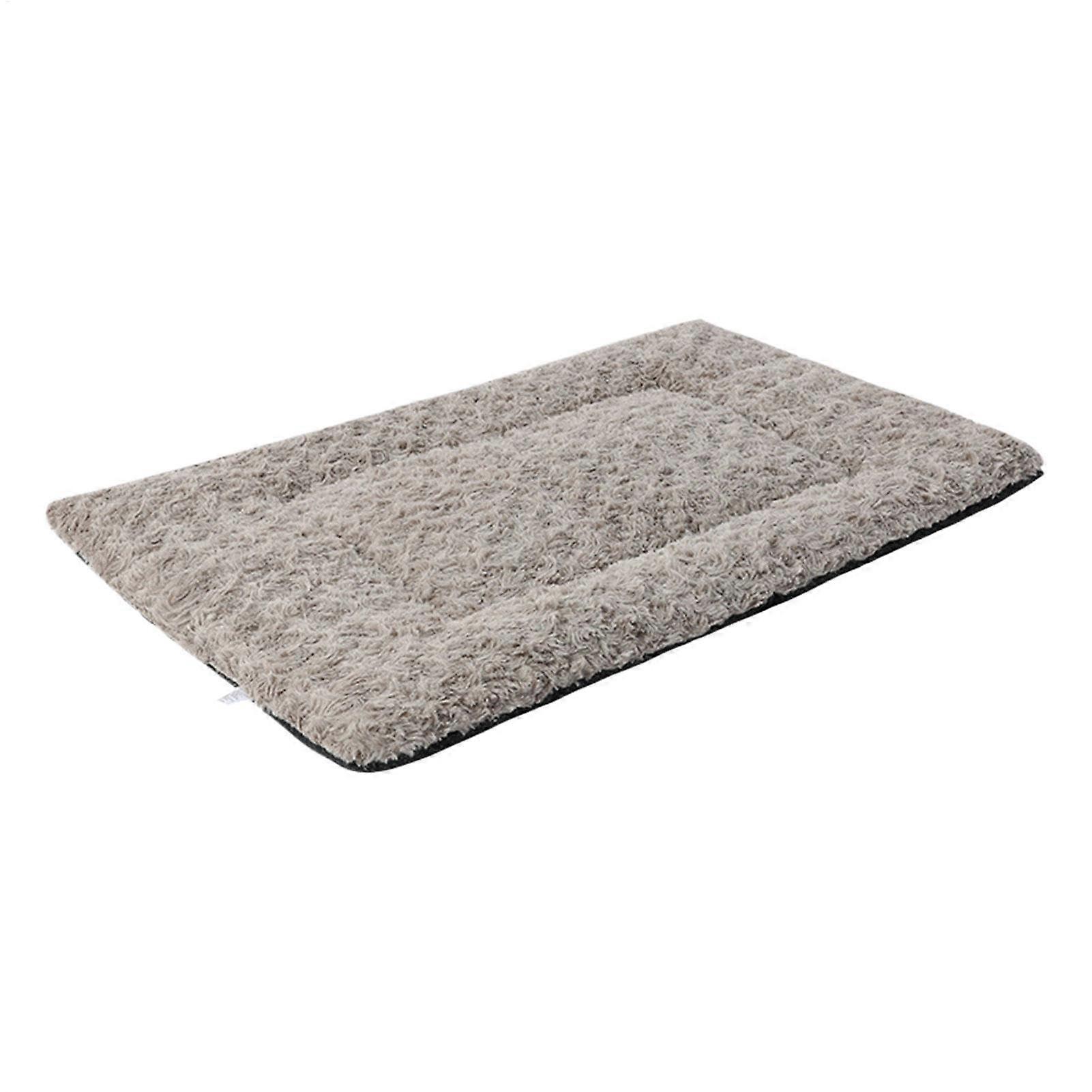 Washable Dog Cage Bed, Pet Bed, Dog Mattress, Pet Puppy Kennel Sleeping Bed, Coffee brown